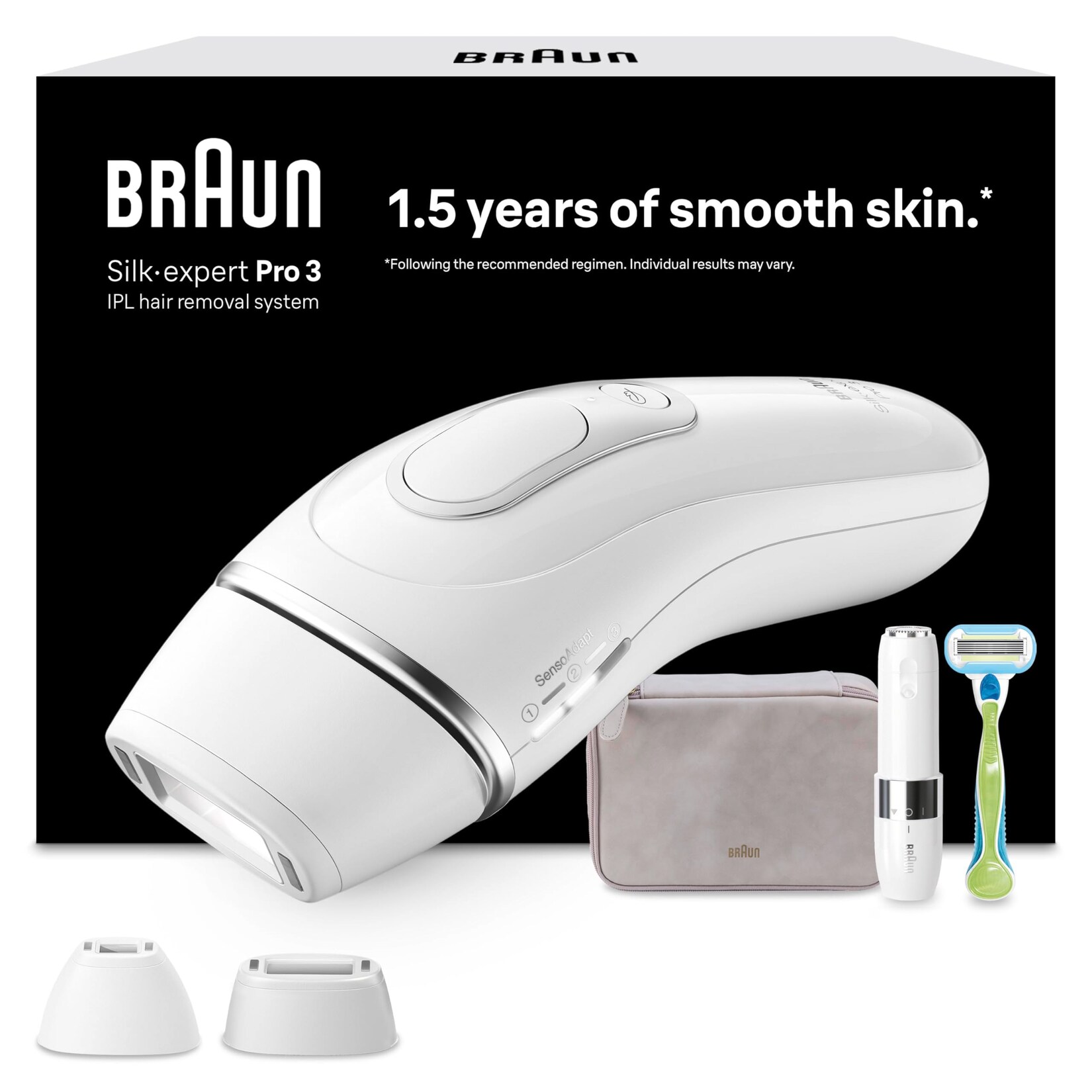 BRAUN Silk·expert Pro 3 PL3136  IPL Haarentferner Rasierer Damenrasierer Laser