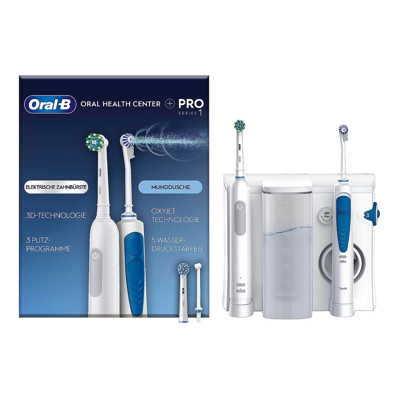 Oral-B Zahnpflegesystem Oral Health Center Oxyjet + PRO Series 1 - Bild 1