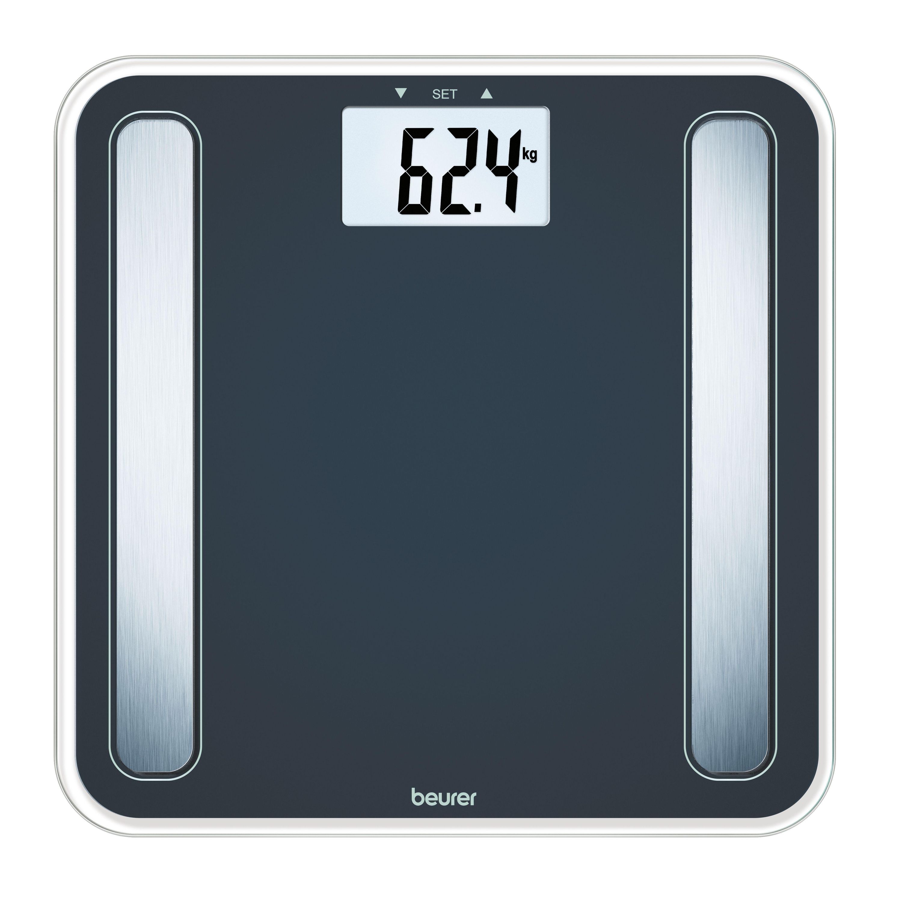 BEURER BF 183 Limited Edition 26 Personenwaage (Beleuchtetes XL-Display, Trittfl&auml;che aus 6 mm Sicherheitsglas, Tragkraft max. 180 kg, Einschaltautomatik, Abschaltfunktion, flache Bauh&ouml;he nur 1,8 cm, inkl. 1 x Batterie 3V CR 2032) - Bild 1