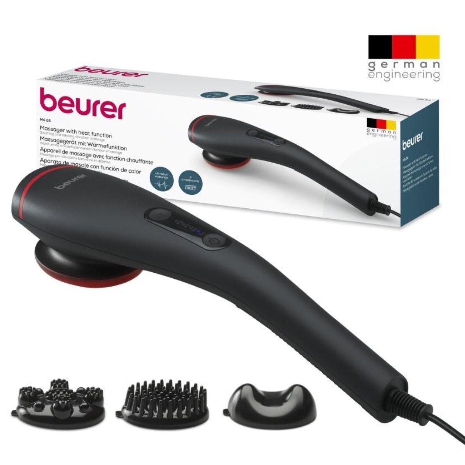 Beuer MG 24 Massagegerät Körpermassagegerät Wärmemassage