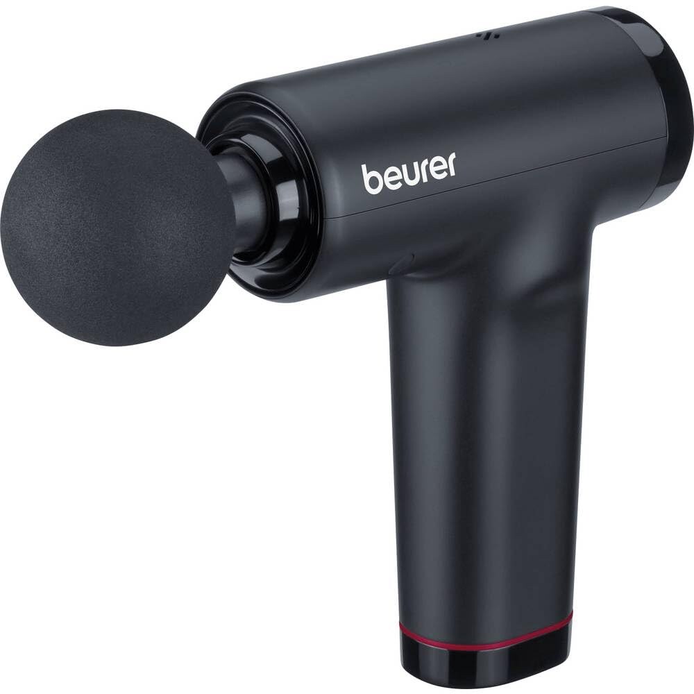 BEURER MG 89 Compact Power Massagegerät (Aktivierung und Regeneration durch gezielte Muskelmassage, bürstenloser Motor, kompaktes Design, 3 Massageaufsätze, 5 Intensitätsstufen, bis zu 4 h Akku-Laufzeit, LED-Leuchten)