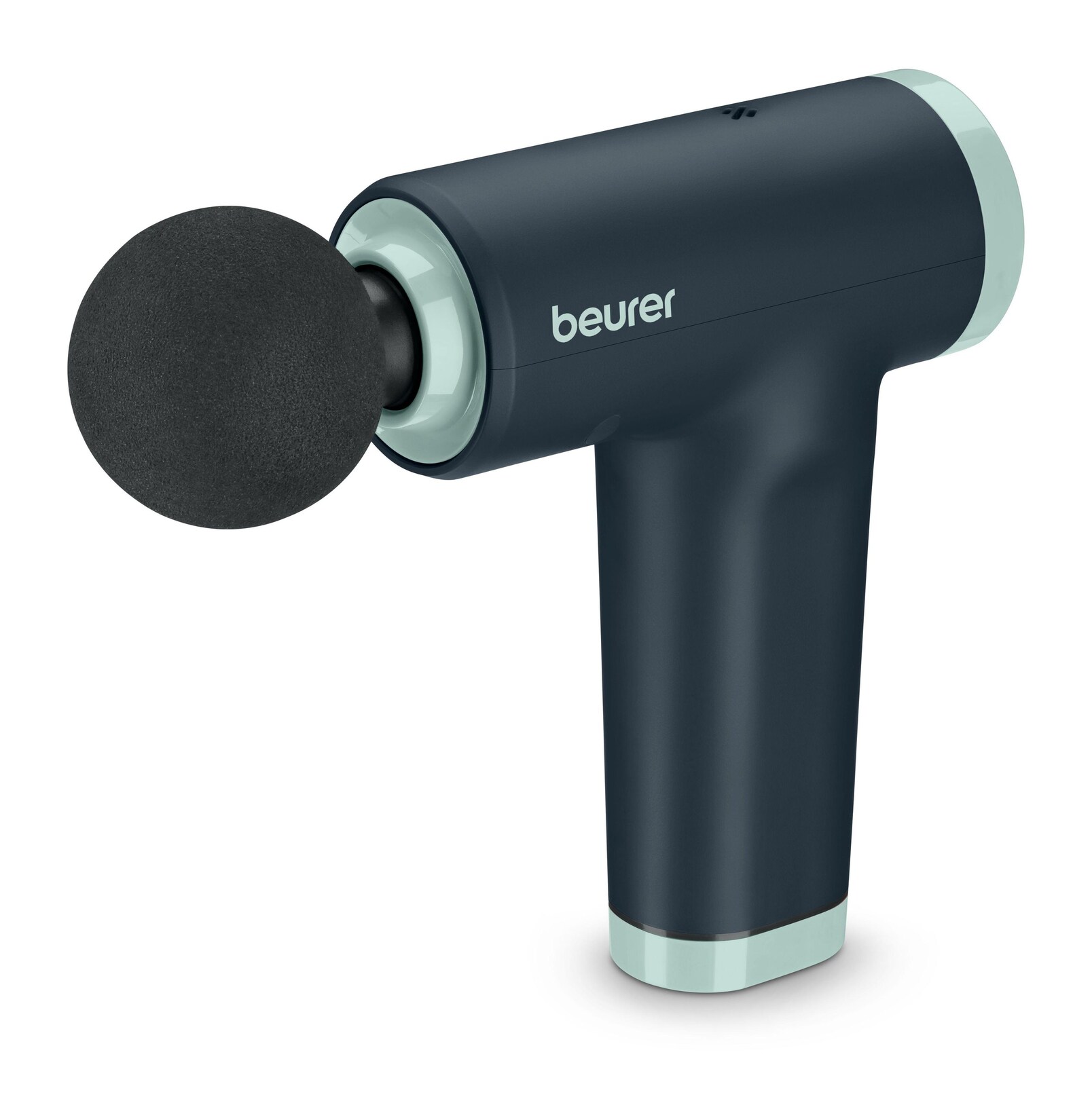 BEURER MG 89 Limited Edition 26 Massagegerät (Kompaktes Design, 3 Massageaufsätze, 5 Intensitätsstufen, Lithium-Ionen-Akku mit bis zu 4 h Laufzeit, USB-C Kabel (Netzteil nicht enthalten), LED-Leuchten zur Anzeige von Akkustand und Intensitätslevel)