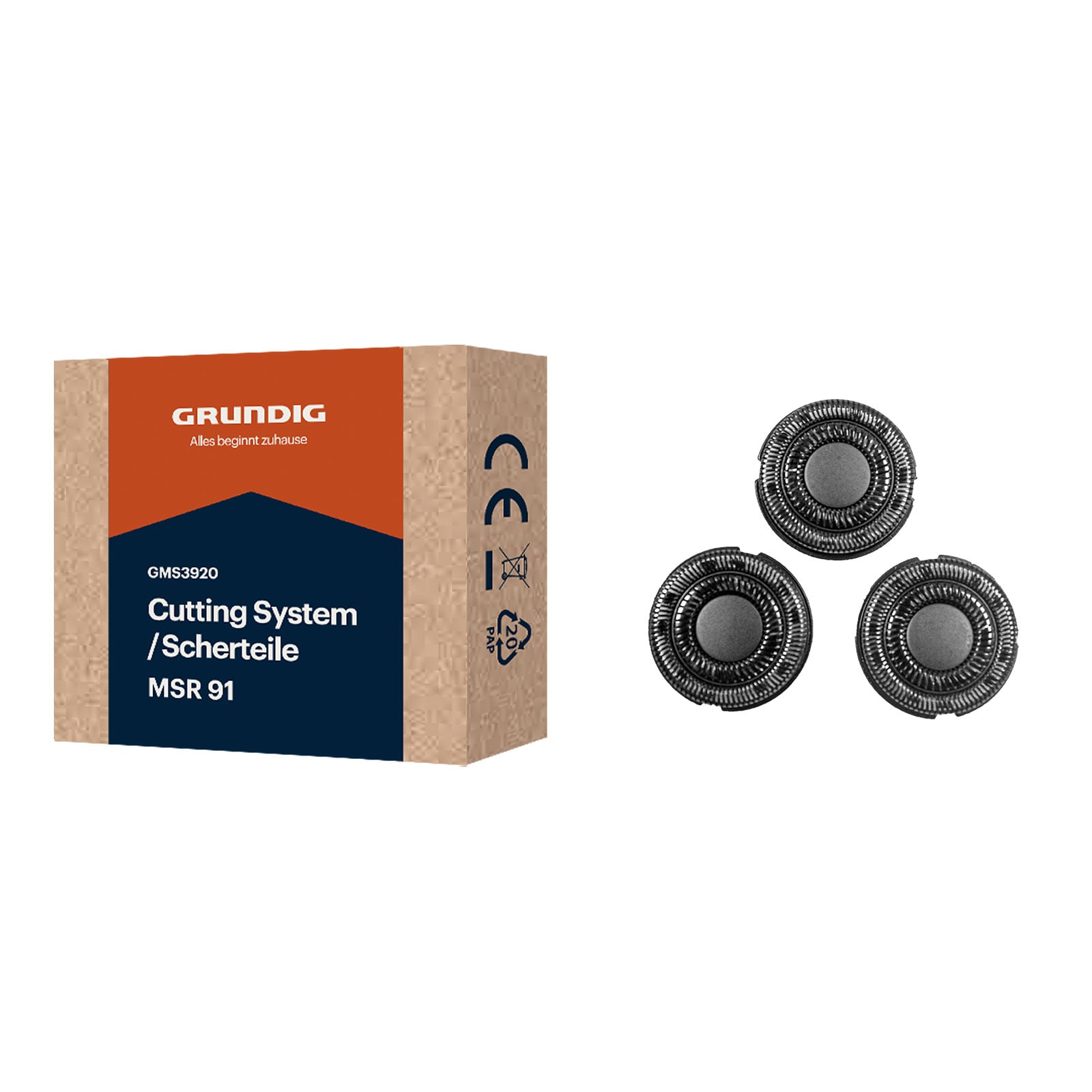 Grundig GMS3920 Ersatz-Scherk&ouml;pfe - Bild 1