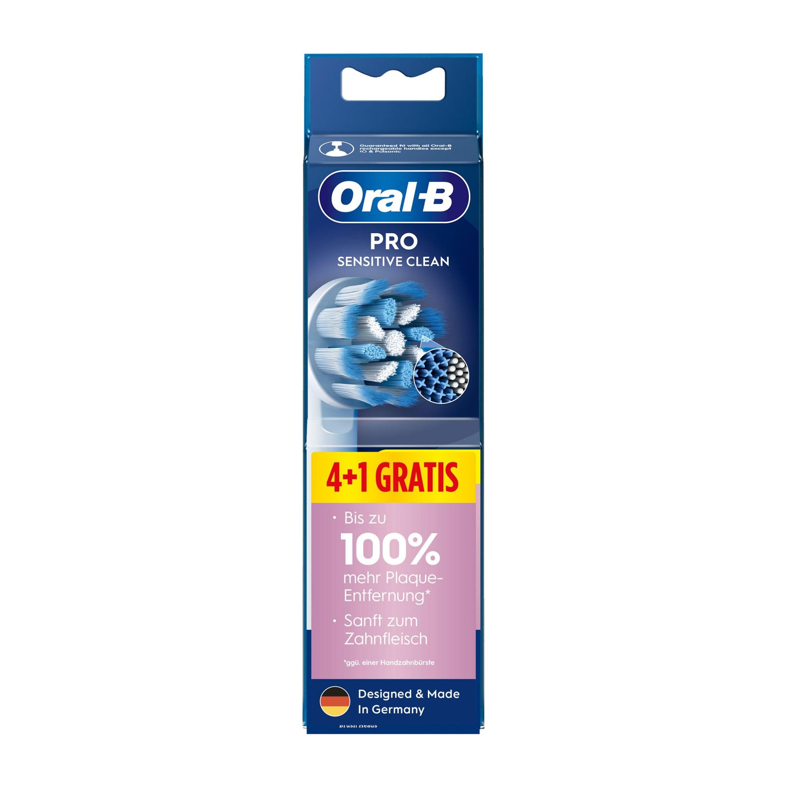 Oral-B Pro Sensitive Clean Aufsteckb&uuml;rsten 4+1 Gratis - Bild 1