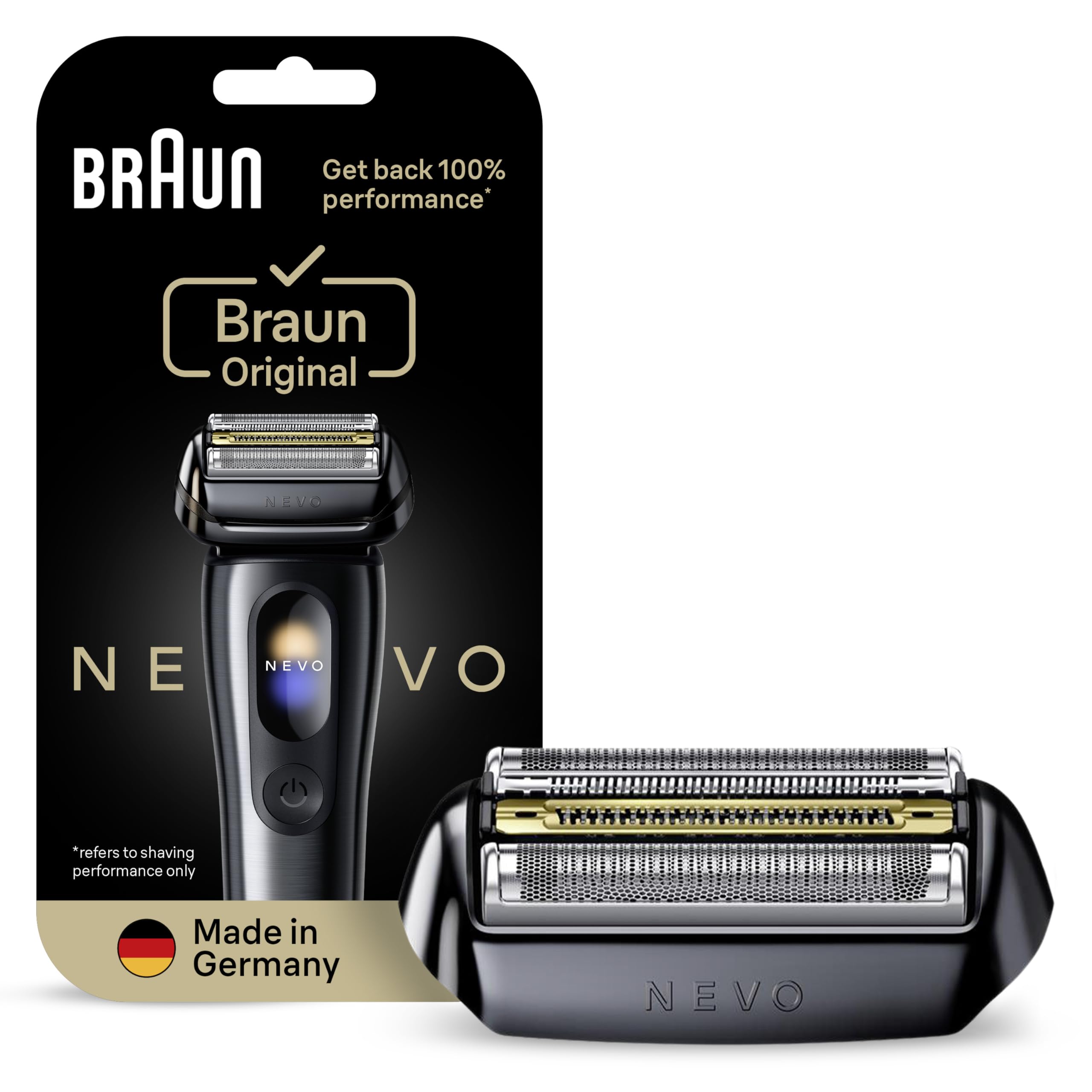 BRAUN BRA NEVO Scherkopf graphite Ersatzscherk&ouml;pfe &; Ersatzscherteile - Bild 1