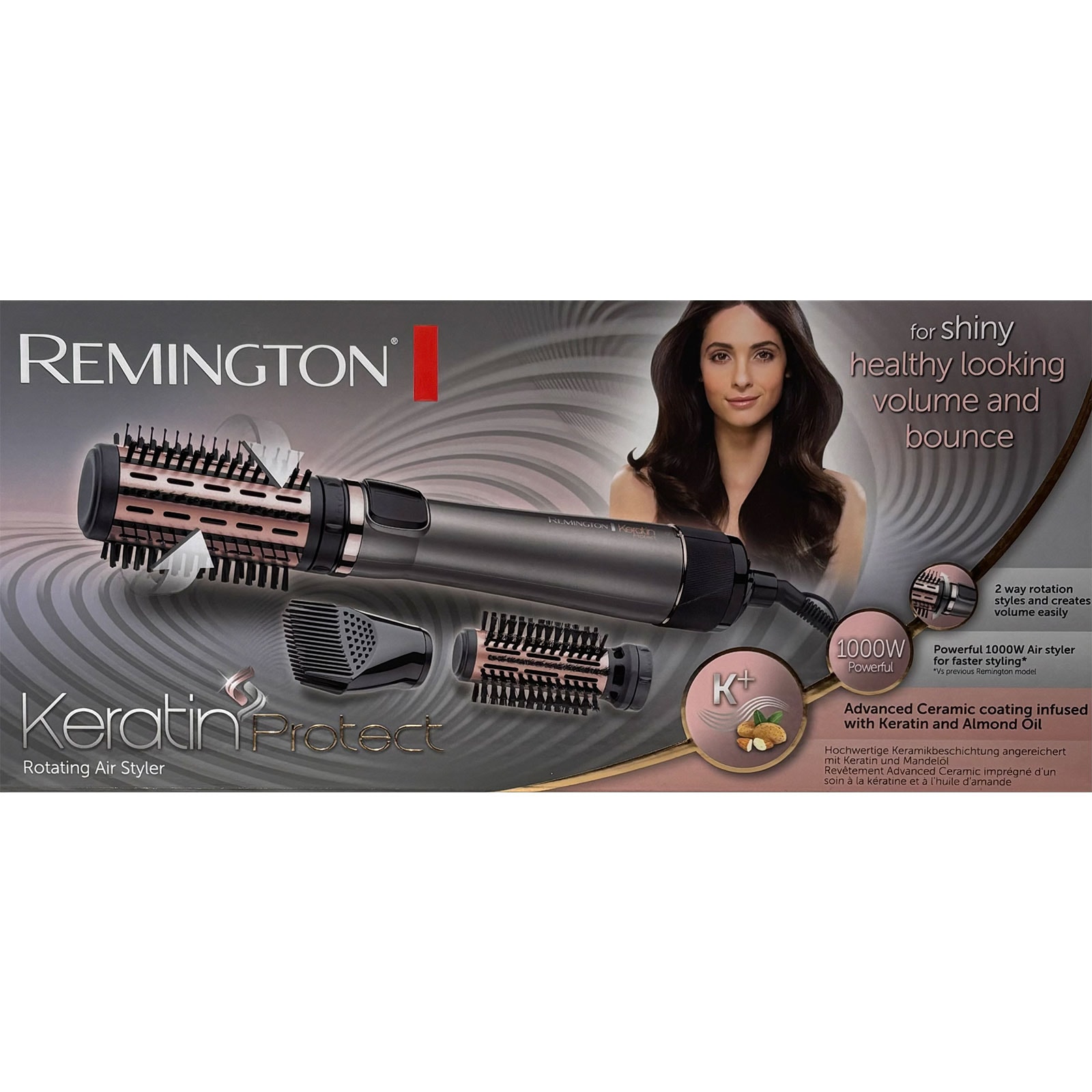 Remington AS 8810 Keratin Protect rotierende Warmluftb&uuml;rste - Bild 1