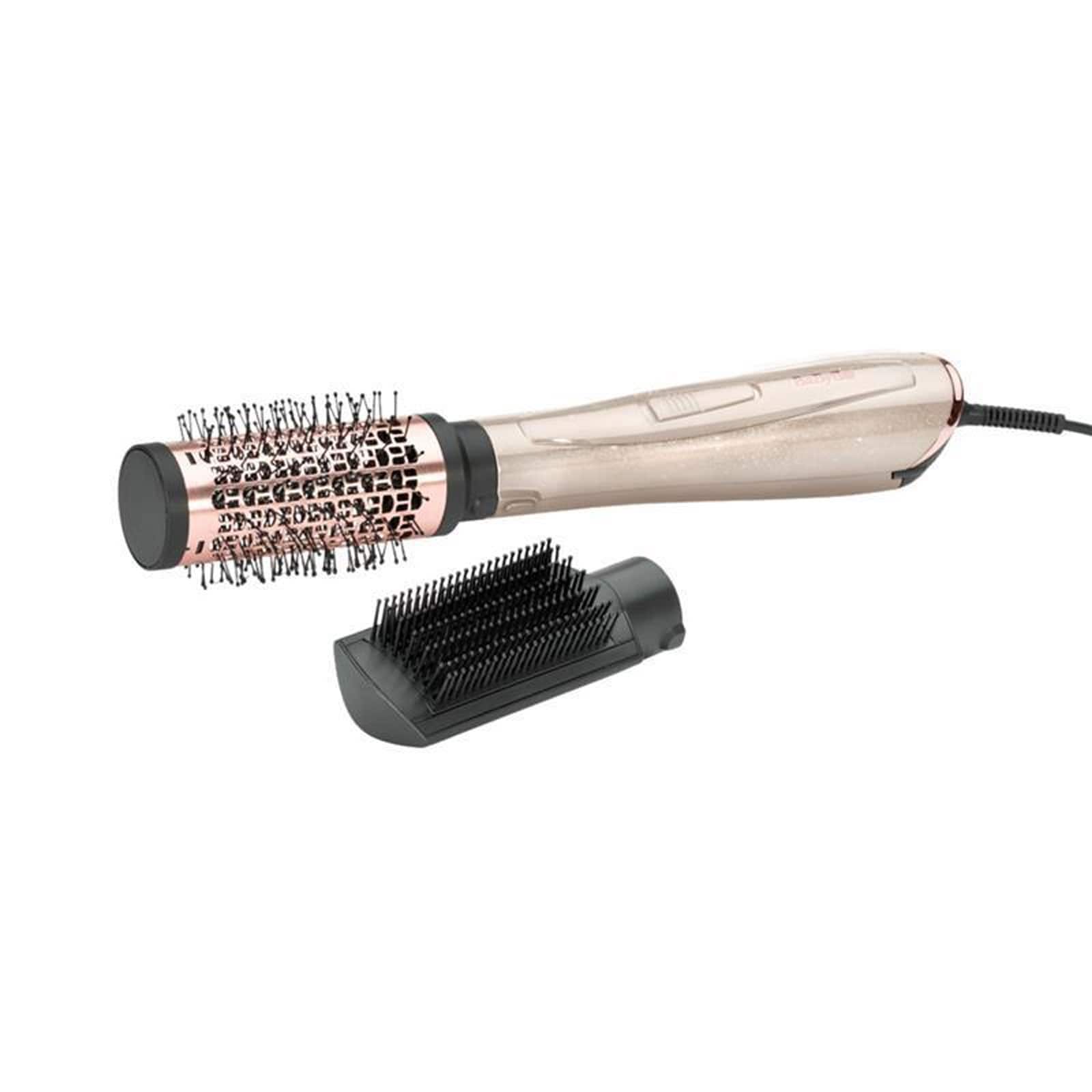 BaByliss AS914PE Stardust Shimmer Airstyler Warmluftb&uuml;rste (50 mm Titan-Keramik-Rundb&uuml;rste, Gl&auml;ttb&uuml;rste, Ionen-Technologie, 3 Heiz-/Geschwindigkeitstufen, 1.000 Watt, 2,5m Drehkabel, Stardust Shimmer) - Bild 1