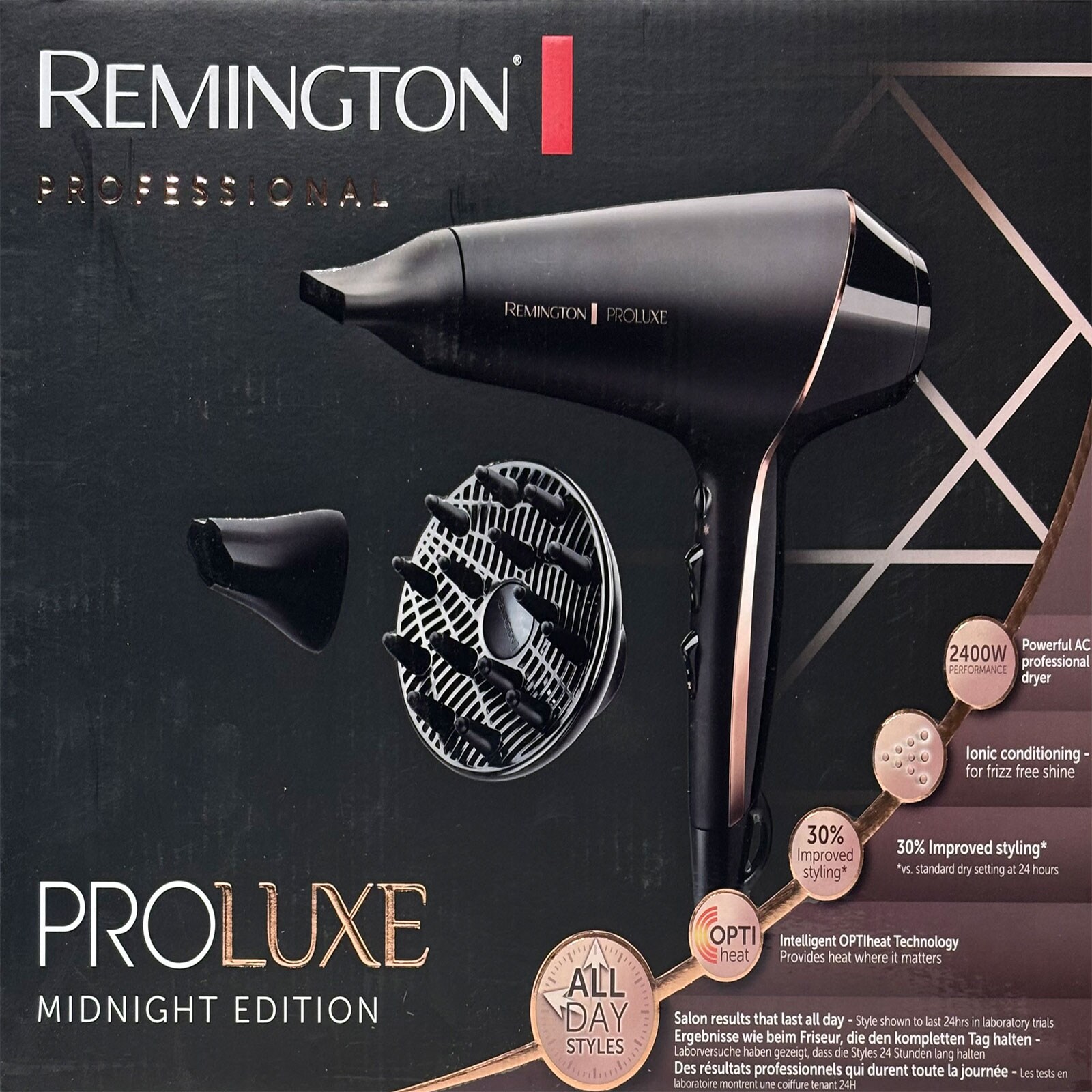 Remington CI91AW PROluxe 4-in-1-Welleneisen weiß / rose
