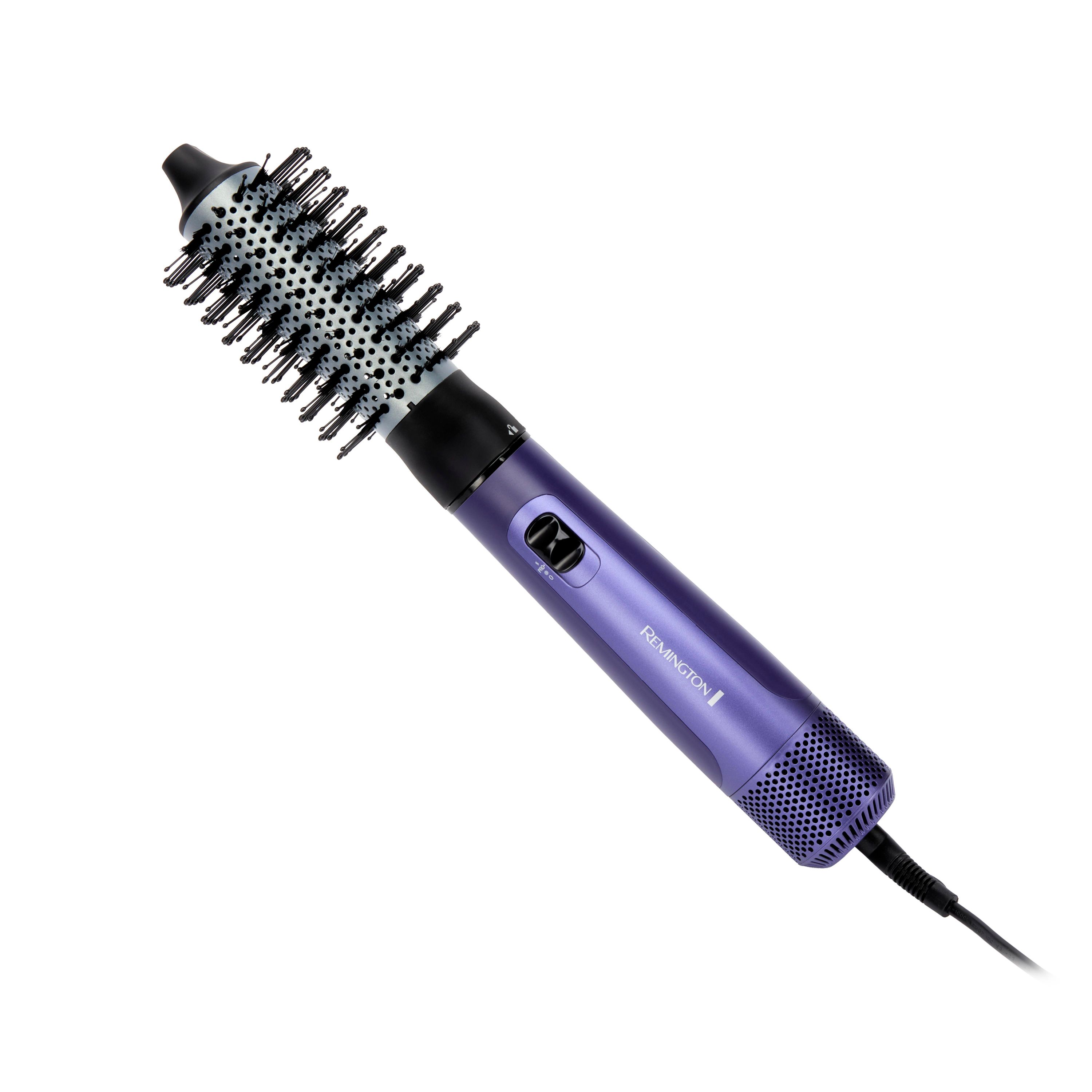 REMINGTON Gloss&trade; AS9350 Warmluftb&uuml;rste (Shine-Boost-Technologien, Keramikbeschichtung mit Multivitamin-Komplex, Antistatik-Technologie, 3-in-1-Design, kombiniert Haartrockner, Gl&auml;ttb&uuml;rste und Lockenaufsatz/-stab, Trocknungsd&uuml;se zum Vortrocknen, 2 Heiz-/Geb - Bild 1