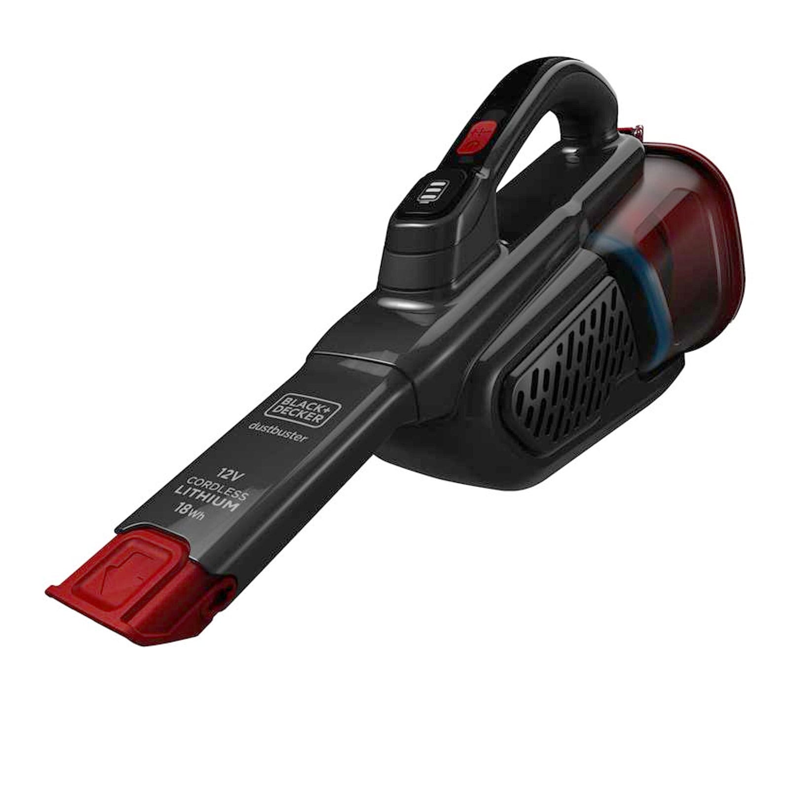 Black + Decker BHHV315B 12V Dustbuster Akkustaubsauger Titanium/Rot - Bild 1