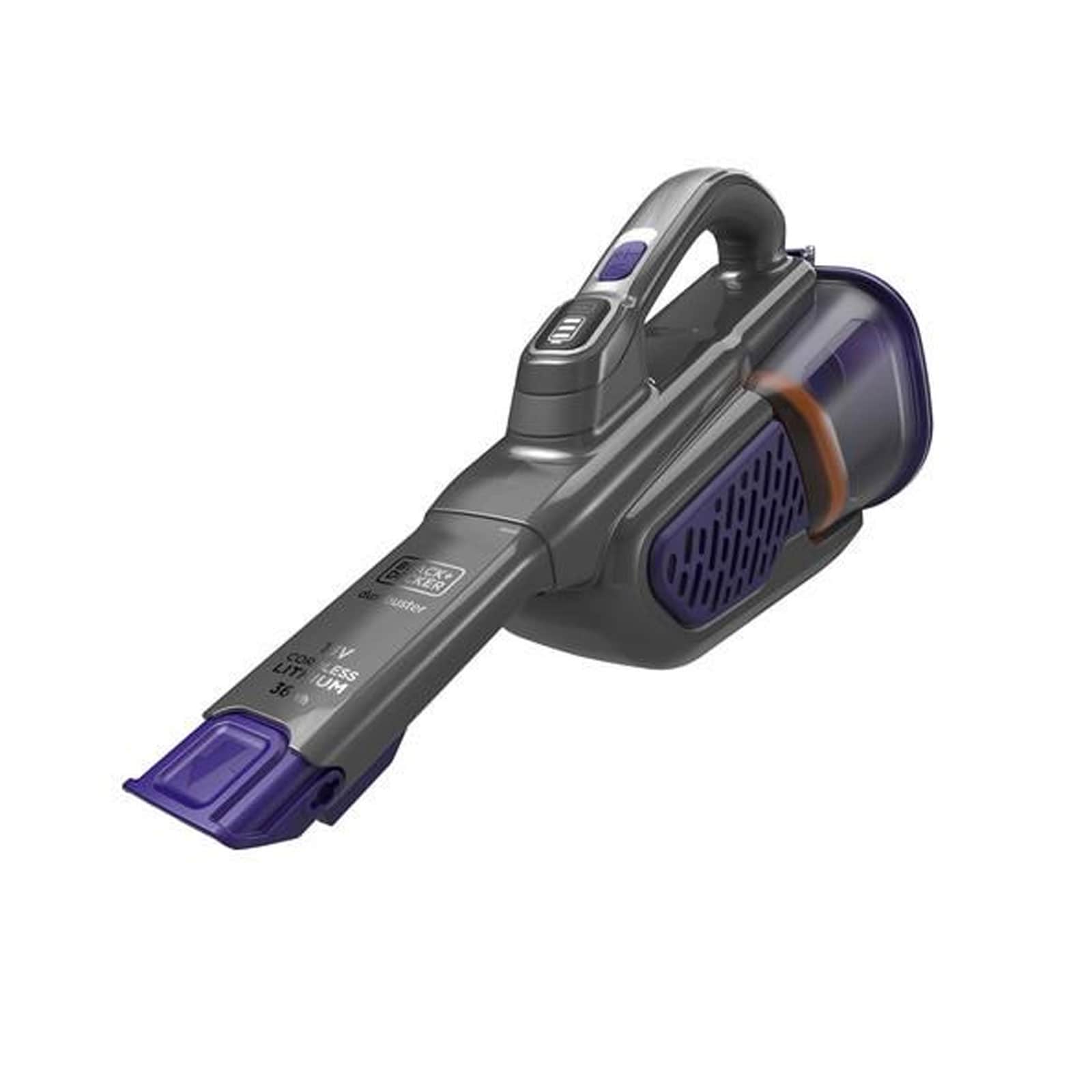 Black + Decker Black + Decker BHHV520BHFP 18V Dustbuster Akkustaubsauger Tierhaar Titanium/VioletT - Bild 1