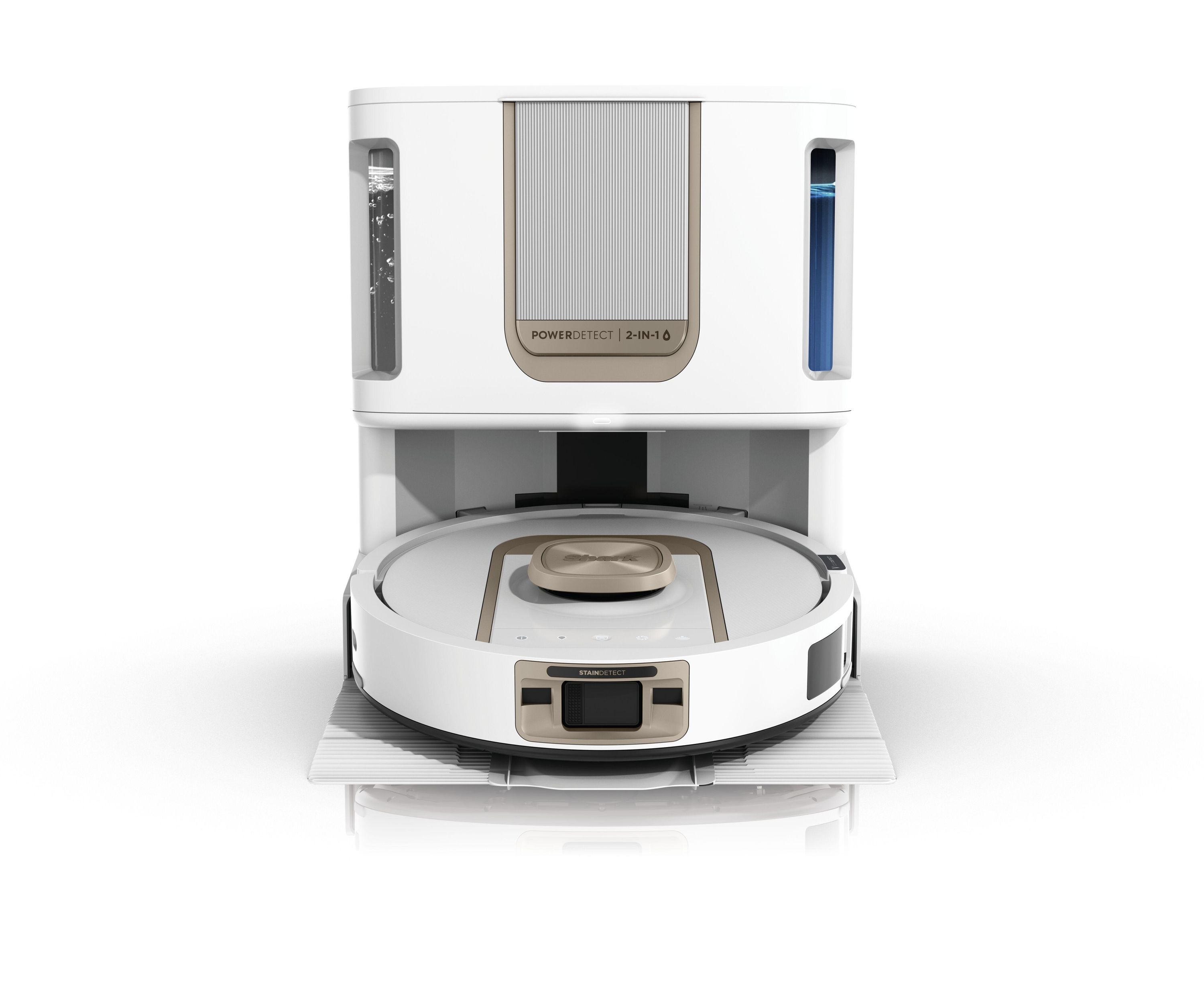 Shark RV2910XEEUWH ThermaCharged PowerDetect Saugroboter mit Wischfunktion (0,36 l Staubbeh&auml;lter, NeverTouch Pro-Basisstation, Wischfunktion, DirtDetect, FloorDetect, EdgeDetect, NeverStuck Technologie) - Bild 1