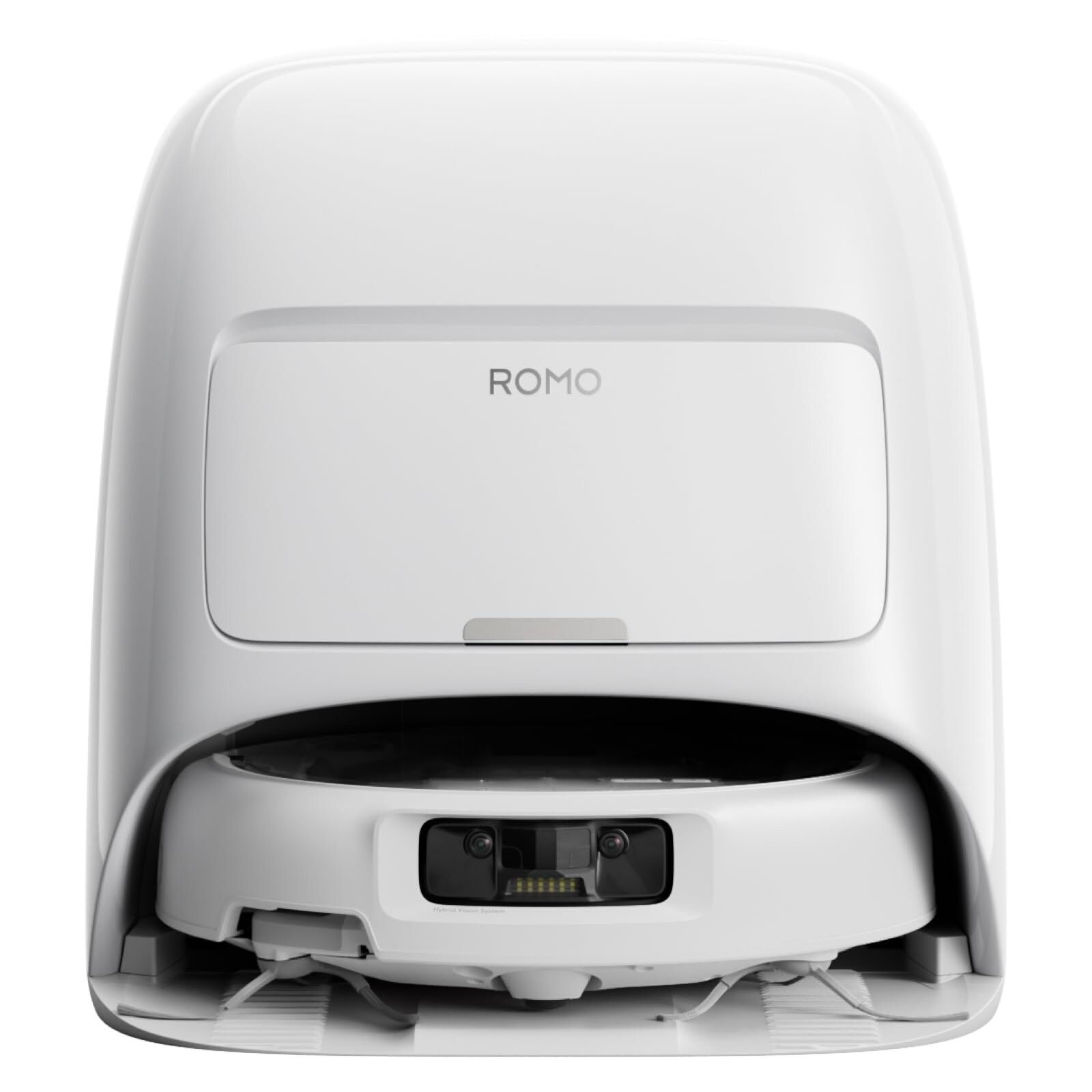 dji ROMO A Saugroboter mit Wischfunktion (25.000 Pa Saugleistung, App-Steuerung, Transparente Optik, Selbstreinigung mit Heißwasser, Staubabsaugstation)
