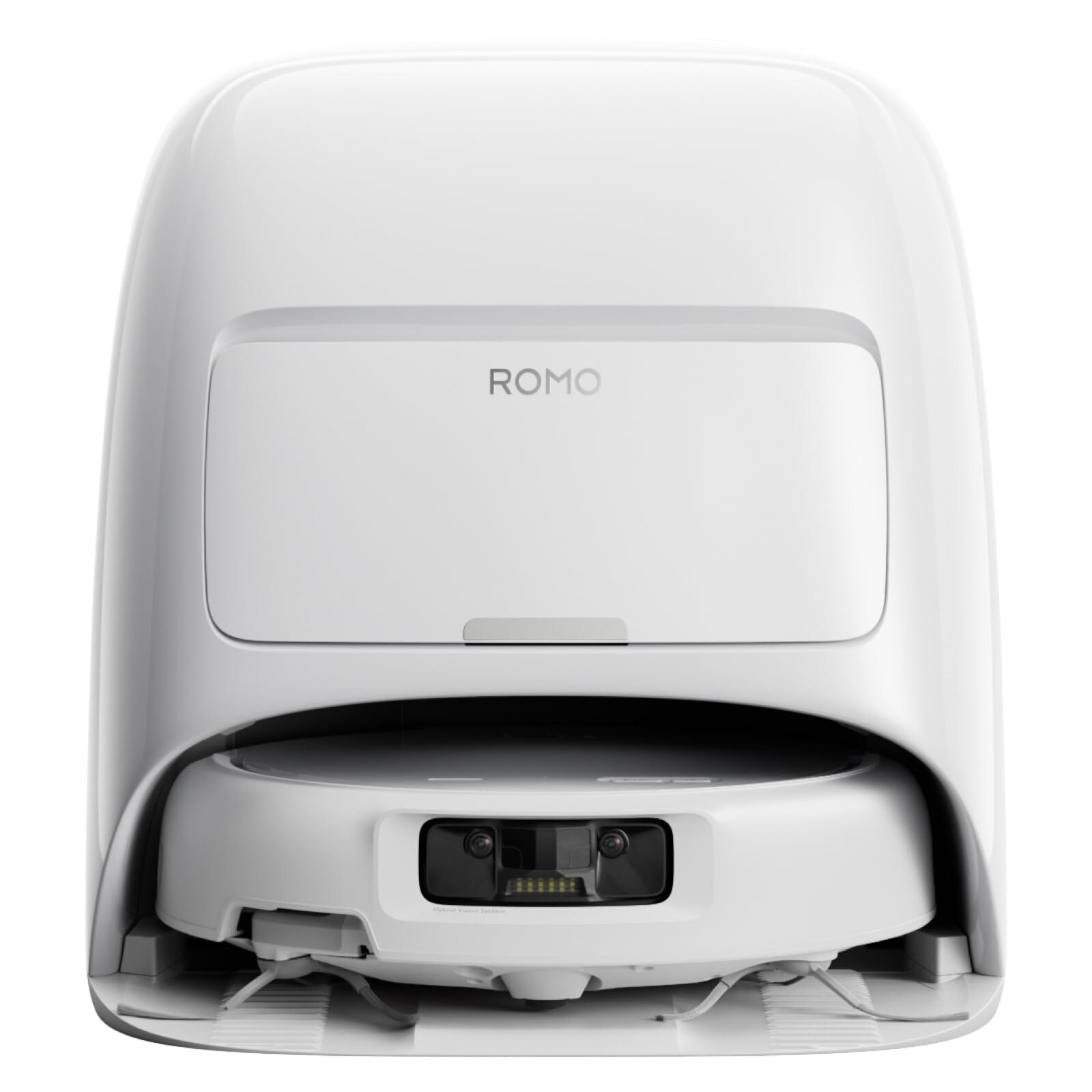 dji ROMO S Saugroboter mit Wischfunktion (25.000 Pa Saugleistung, App-Steuerung, Weiß, Selbstreinigung mit Heißwasser, Staubabsaugstation)