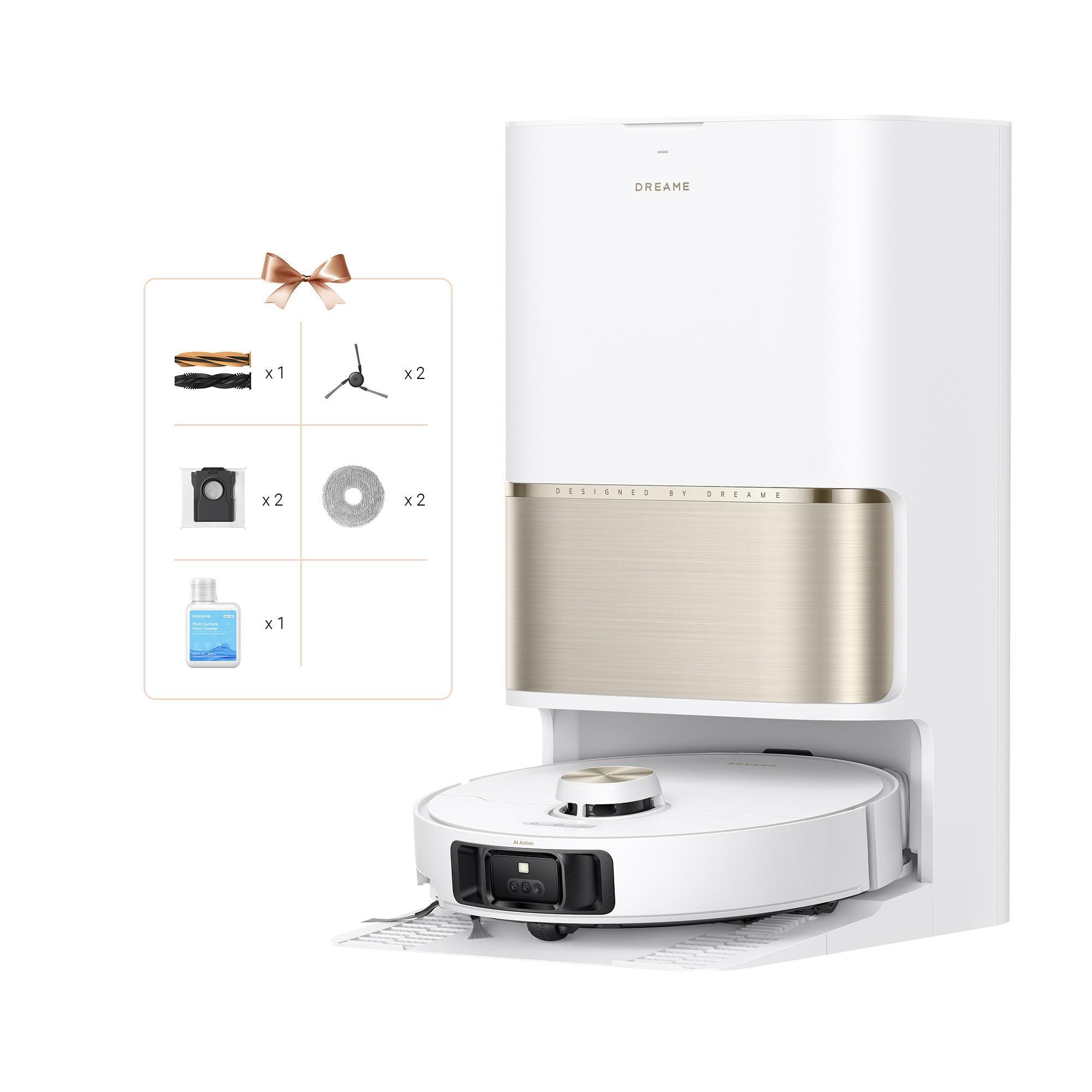 dreame L50s Pro Ultra wei&szlig; Saugroboter (30.000 Pa, Smart Pathfinder-Technologie, KI-Erkennung, 4 cm Hindernis&uuml;berwindung, HyperStream Detangling DuoBrush, Duales Omni-Scrub-Wischsystem, ThermoHub 100 &deg;C) - Bild 1