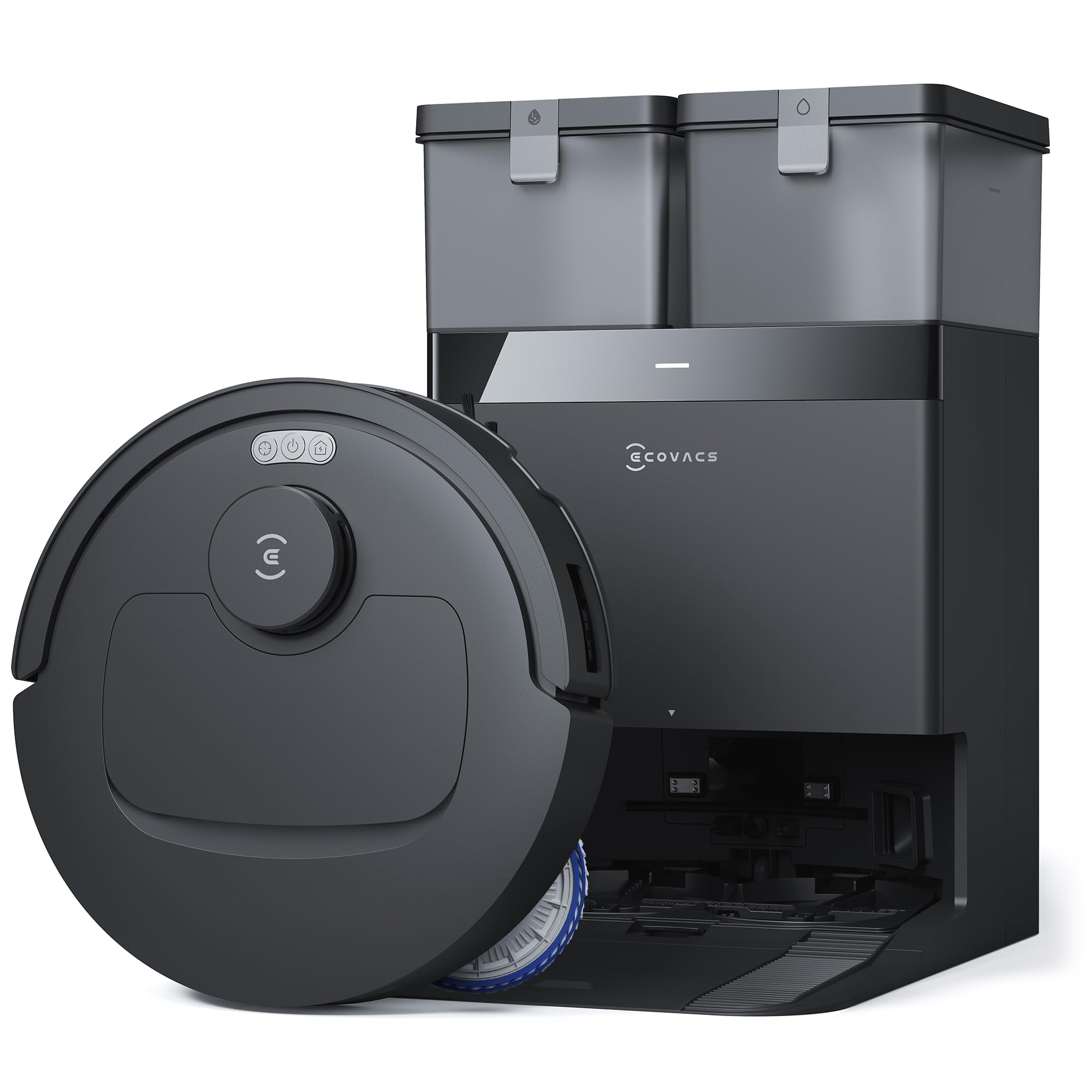 ECOVACS Deebot T30C Gen 2 black Saugroboter mit Wischfunktion (25.000 Pa Saugleistung, 180 min Laufzeit, LDS-Navigation, TruEdge 3D, HEPA-10-Filter, All-in-One OMNI-Station) - Bild 1