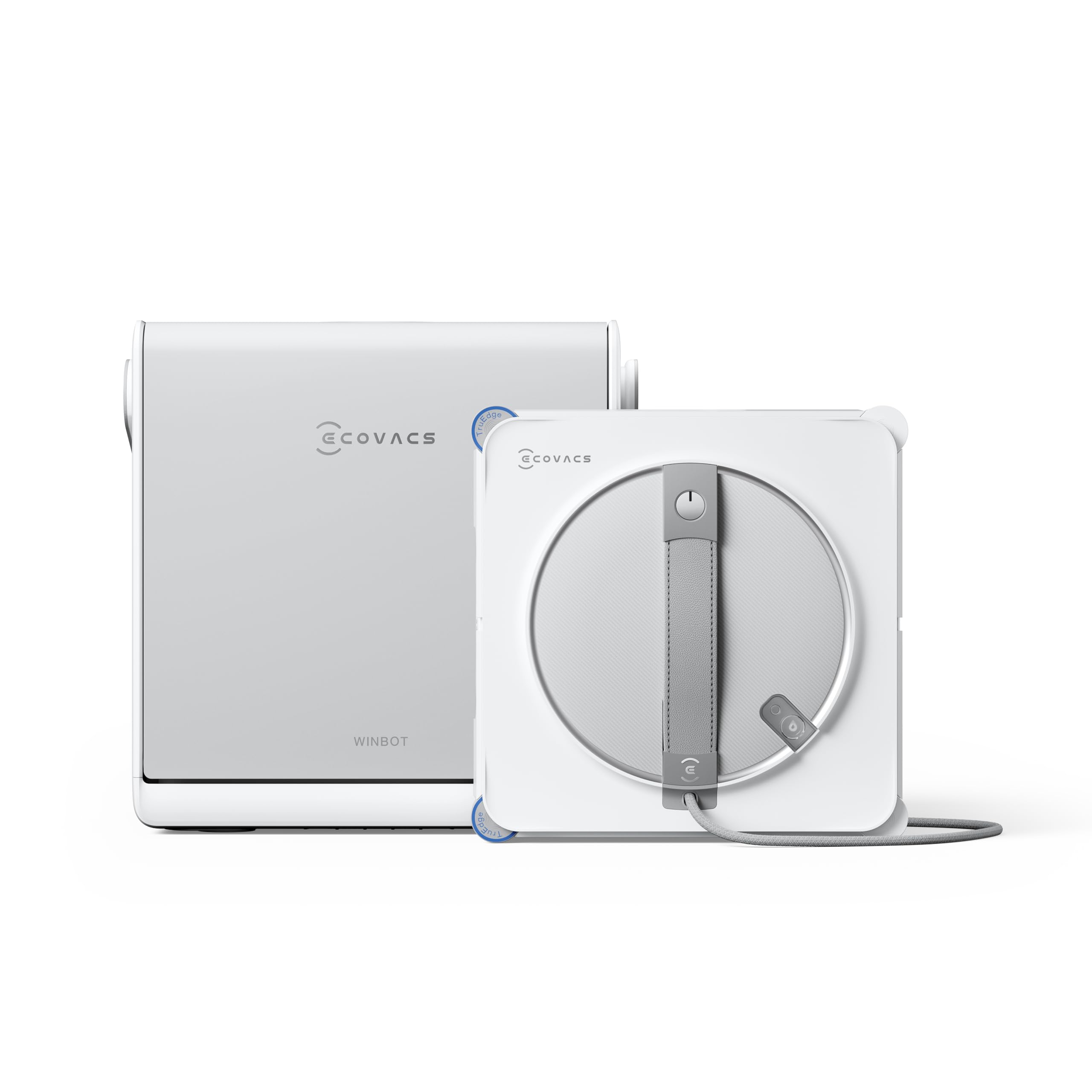 ECOVACS WINBOT W2S OMNI EU Fensterputzroboter (TruEdge&trade;-Schrubber, WIN-SLAM 4.0, All-in-One-Reinigungsstation, 12-stufiger Schutz, 110 min Akkulaufzeit) - Bild 1