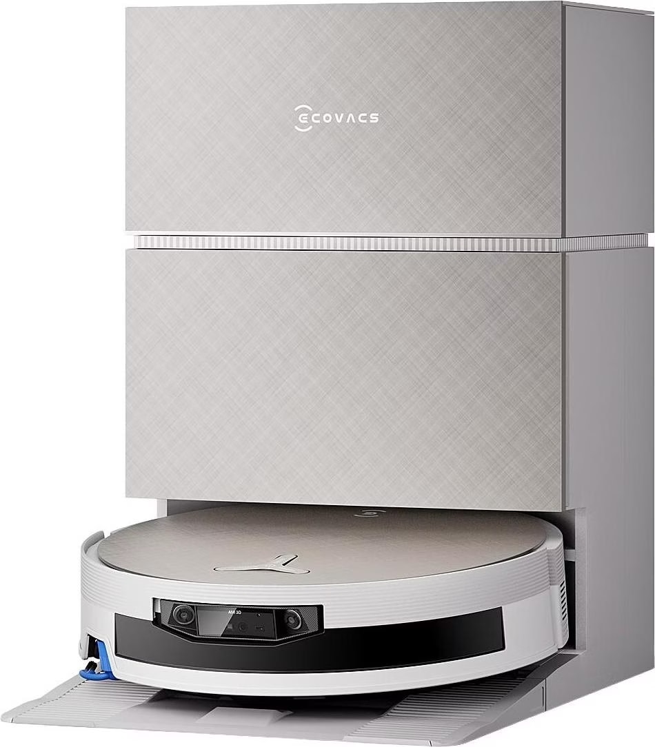 ECOVACS DEEBOT X12S Pro Omni silver Saugroboter mit Wischfunktion (27.000 Pa Saugkraft, 27 l/s Luftstrom, OZMO ROLLER 3.0, Constant Pressure Active Wash, ZeroTangle 4.0 Anti-Tangle, dToF-Navigation, AIVI 3D 4.0, Kamerafunktion) - Bild 1
