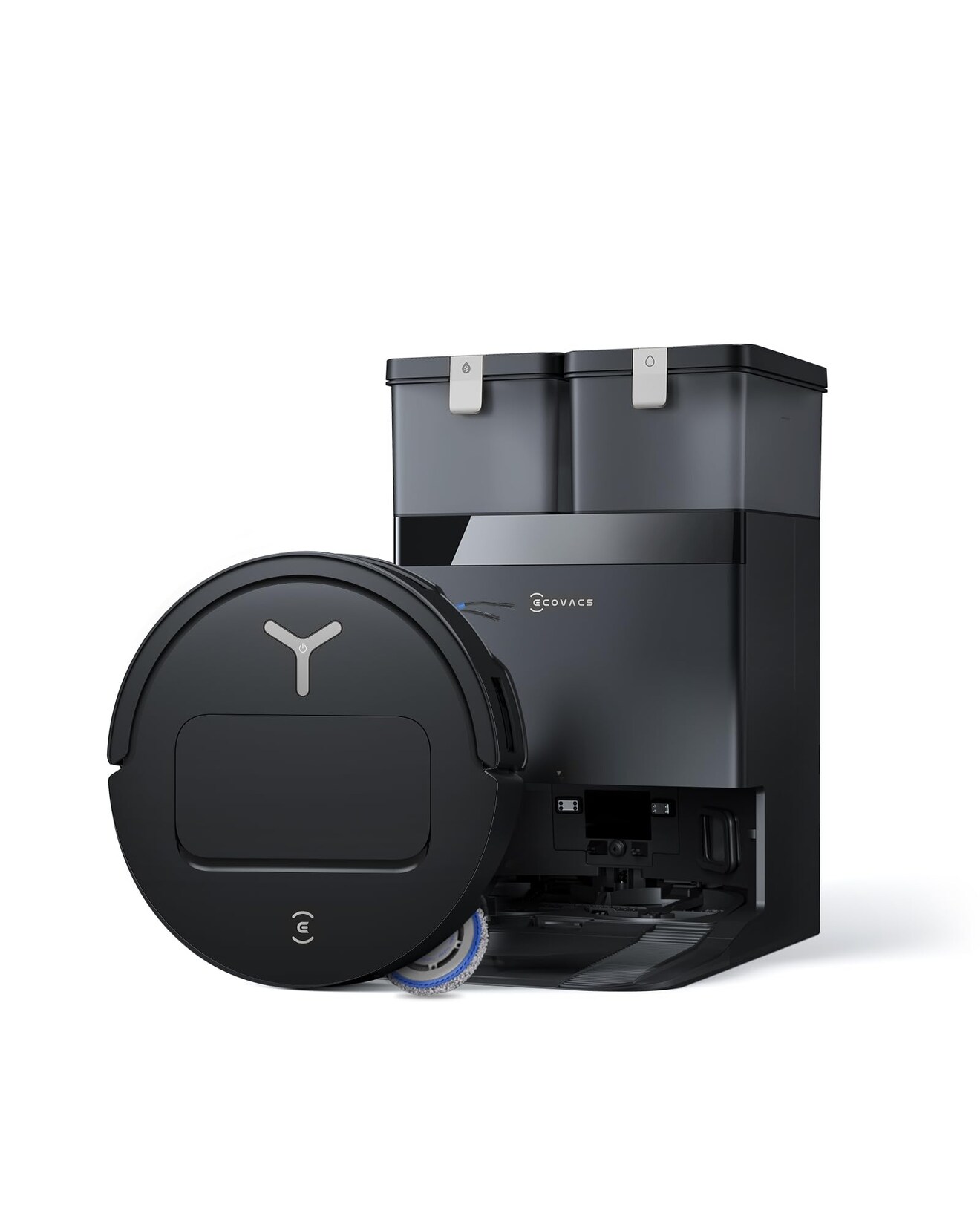 ECOVACS DEEBOT T50 Omni Gen3 Saugroboter mit Wischfunktion (25.000 Pa Saugleistung, AIVI 3D 3.0, TruEdge 3D, D-ToF-LiDAR, Sensorfunktion, …