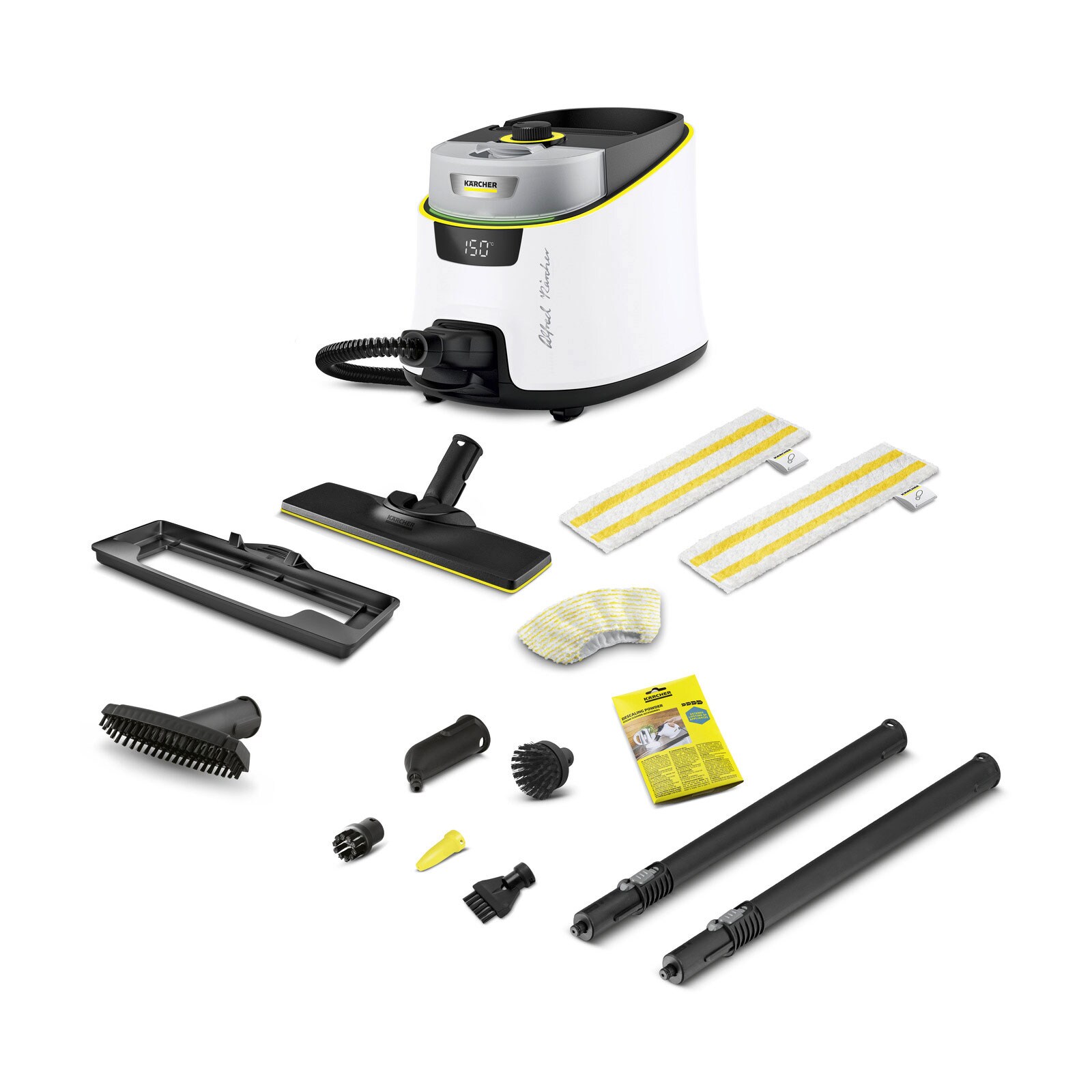 KÄRCHER SC 5 Deluxe Dampfreiniger (Wassertank jederzeit befüllbar, Verwendung für Fliesen, Parkett, Hartböden, Teppich)