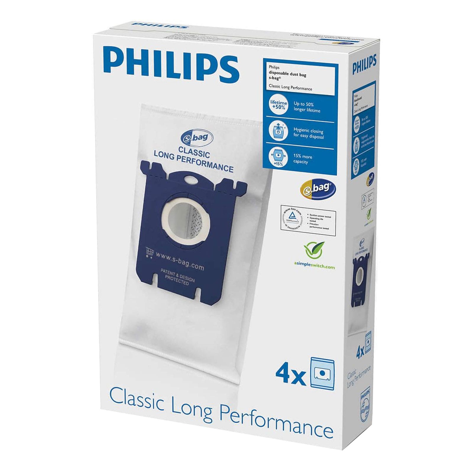 Philips FC8021/03 (4 Beutel) Staubsaugerbeutel - Bild 1