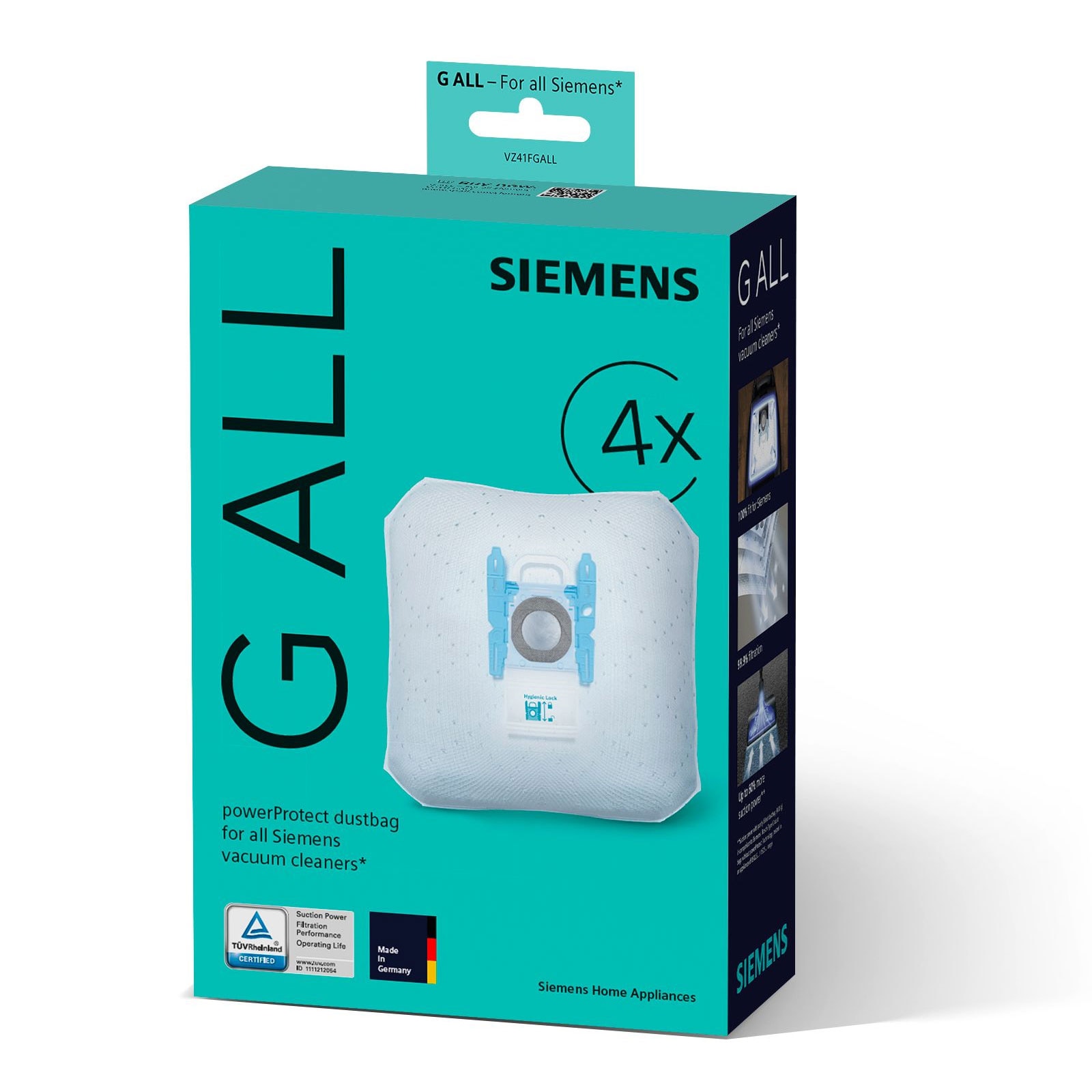 Siemens VZ41FGALL Staubsaugerbeutel - Bild 1