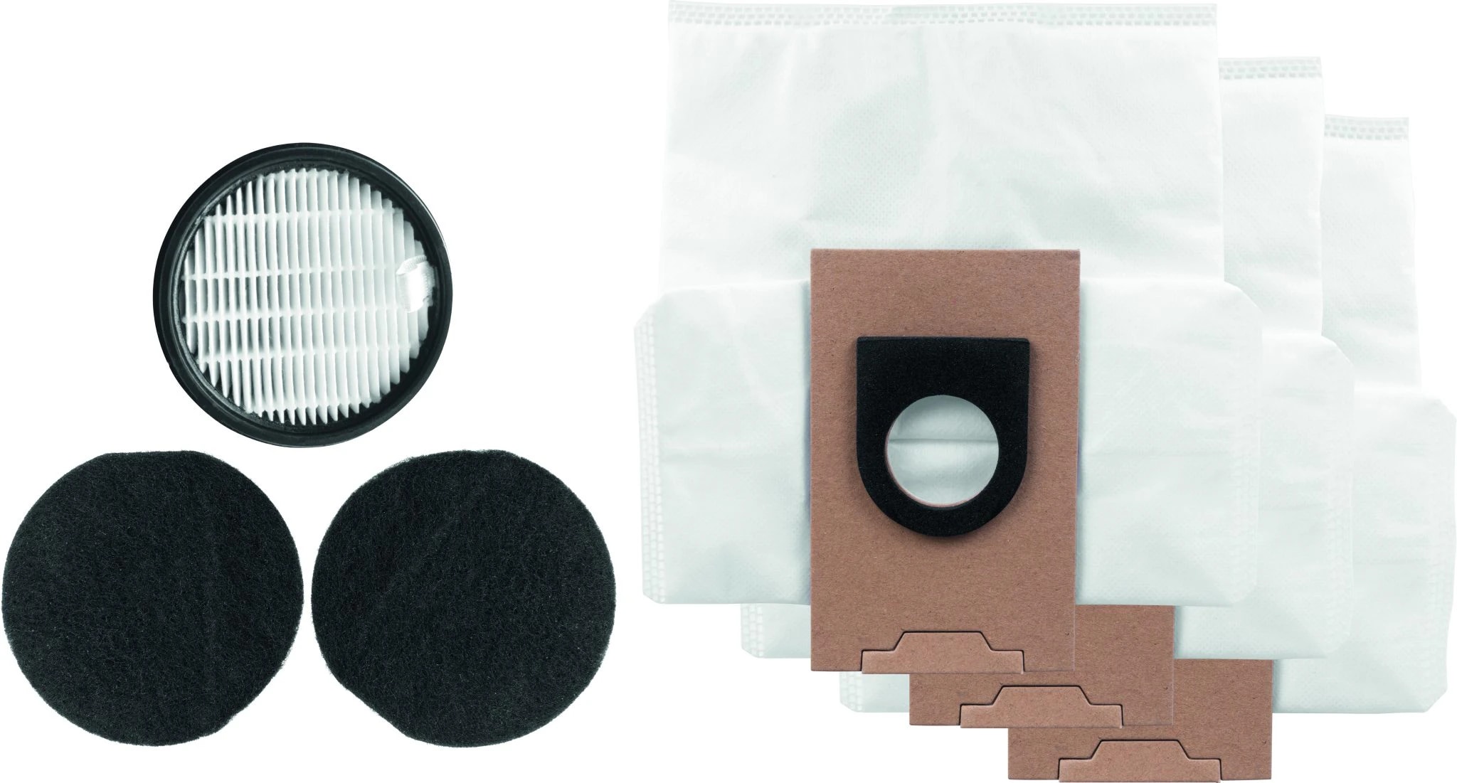 ECG VT 87XX Set (Set aus Beuteln und Filtern, kompatibel mit dem Staubsauger ECG VT 8700) - Bild 1