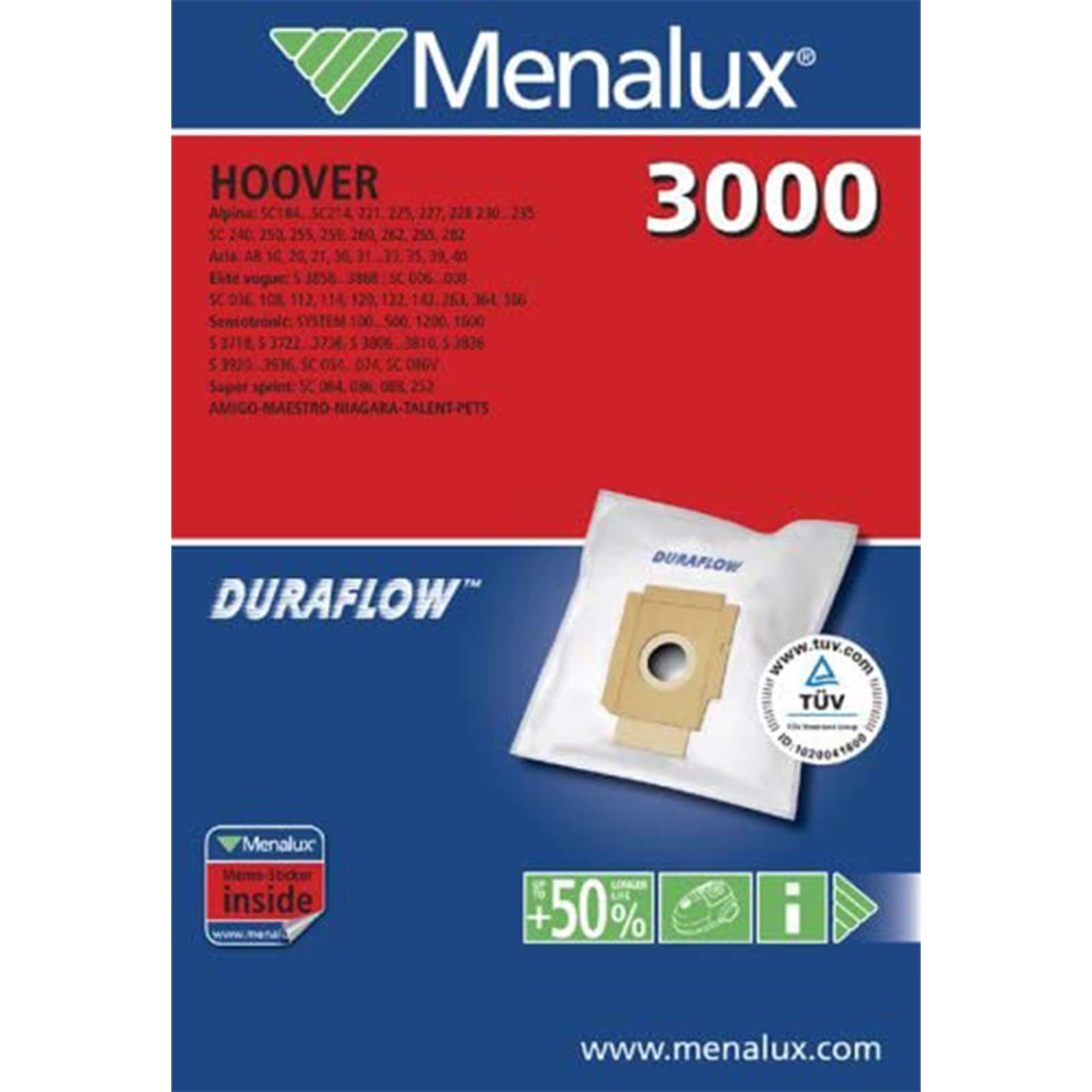 Menalux 3000 Staubsaugerbeutel - Bild 1