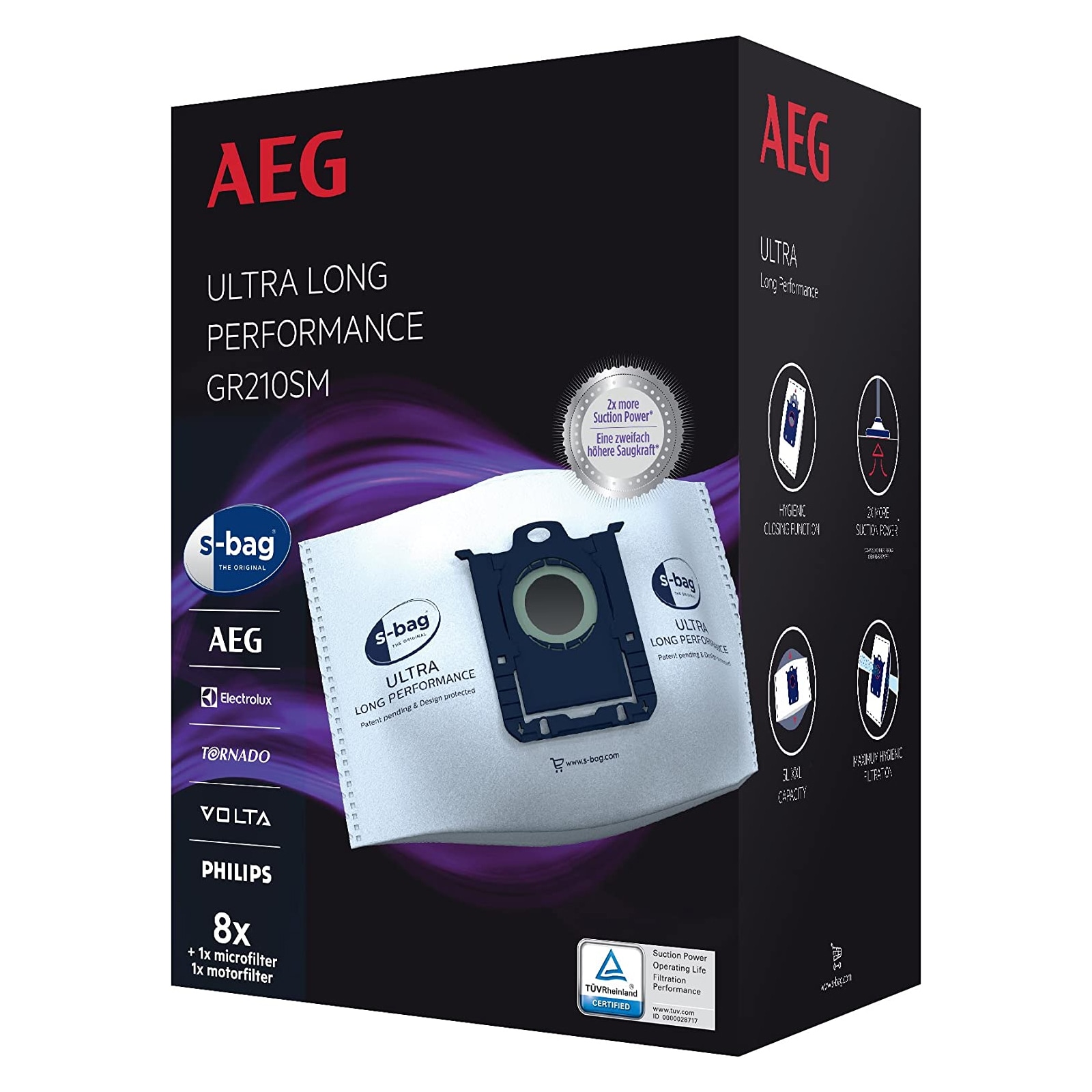 AEG GR210SM S-bag Ultra Long Staubsaugerbeutel - Bild 1