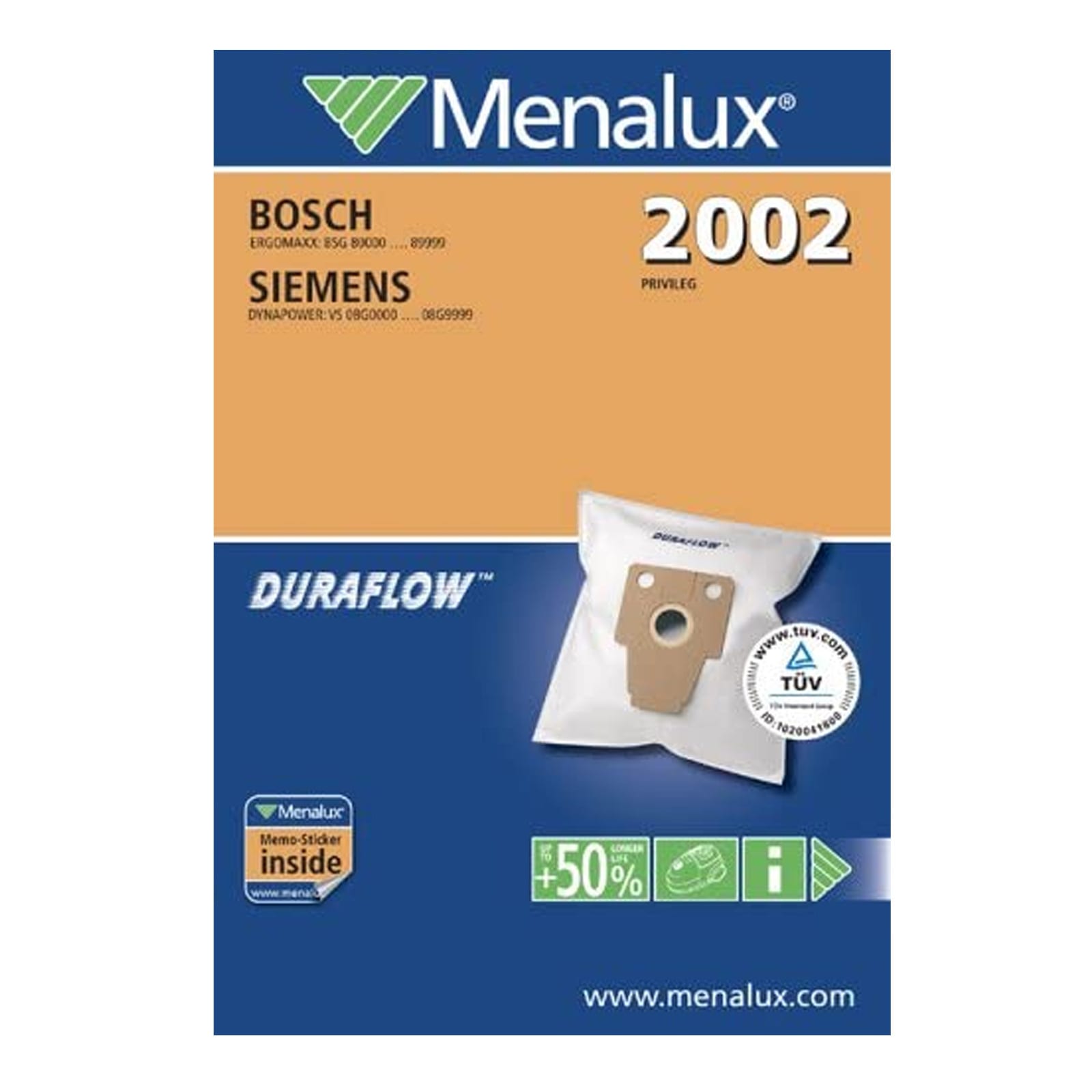 Menalux 2002 Staubbeutel - Bild 1