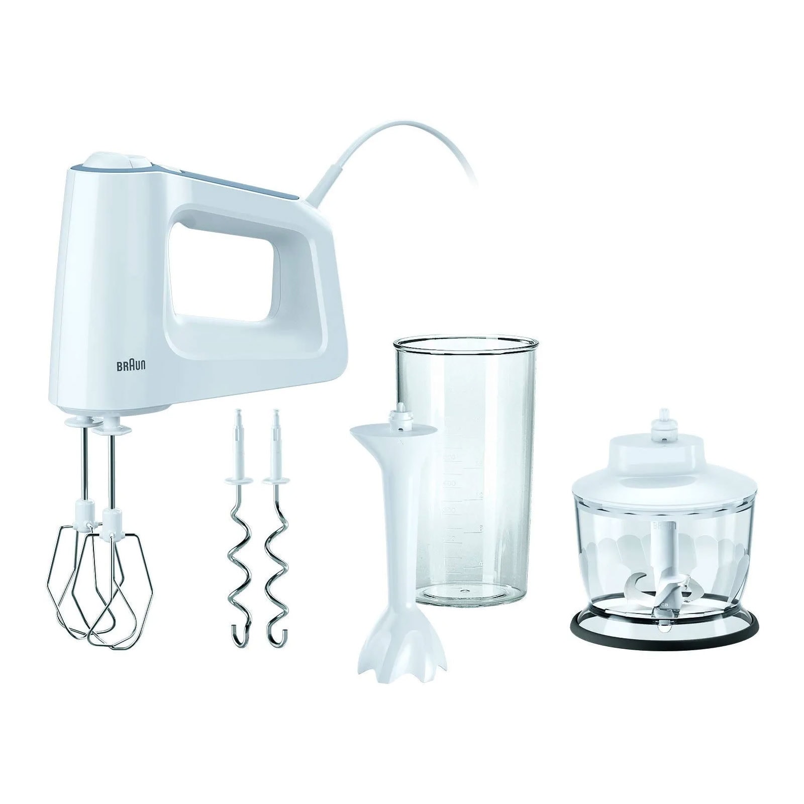 BRAUN HM 3135 WH MultiMix Handmixer wei&szlig; - Bild 1