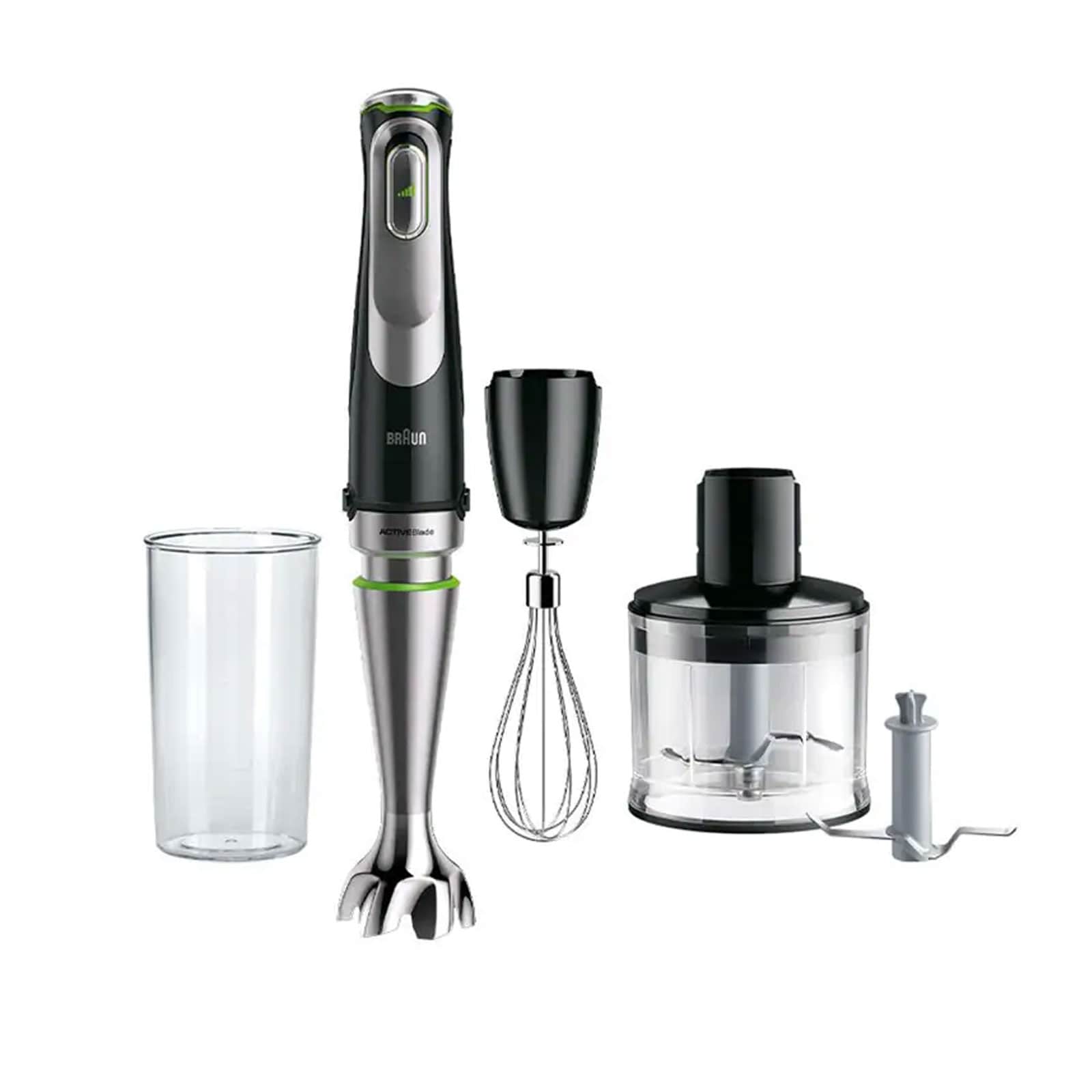 BRAUN MQ 9135XI MultiQuick 9 Stabmixer Set Edelstahl/Schwarz - Bild 1