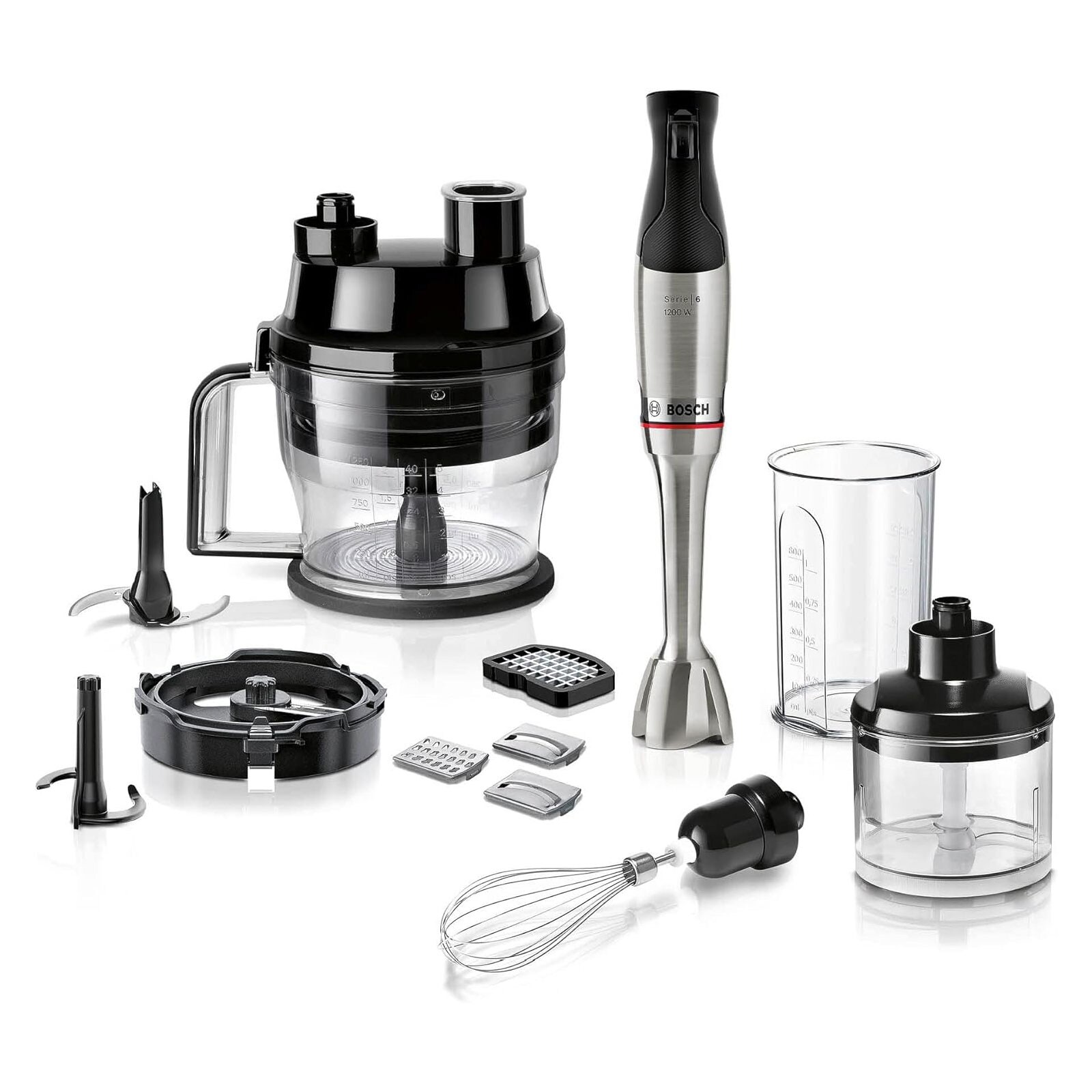 MSM6M8X1 Serie 6, Stabmixer, ErgoMaster, 1200 W, Edelstahl