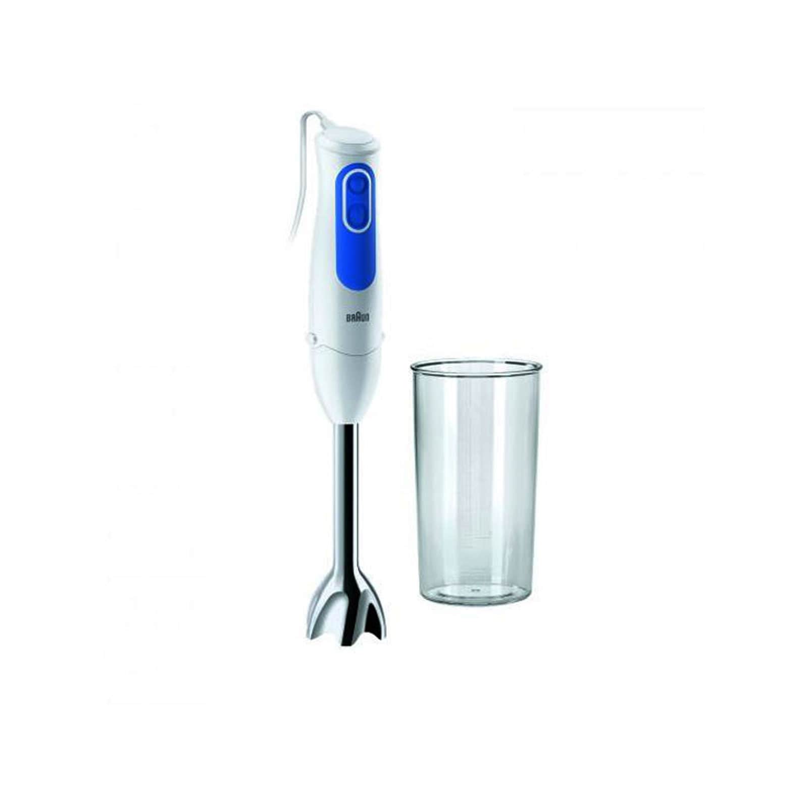 BRAUN Multiquick 3 MQ 3000 Smoothie+ Stabmixer wei&szlig;/blau - Bild 1