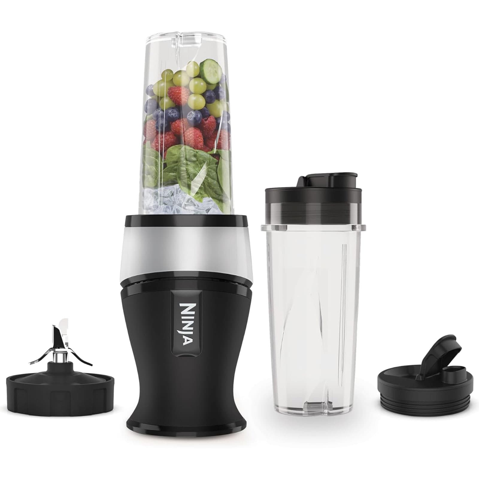 Ninja QB3001EUS Mixer &; Smoothie Maker (Silber/Schwarz) - Bild 1