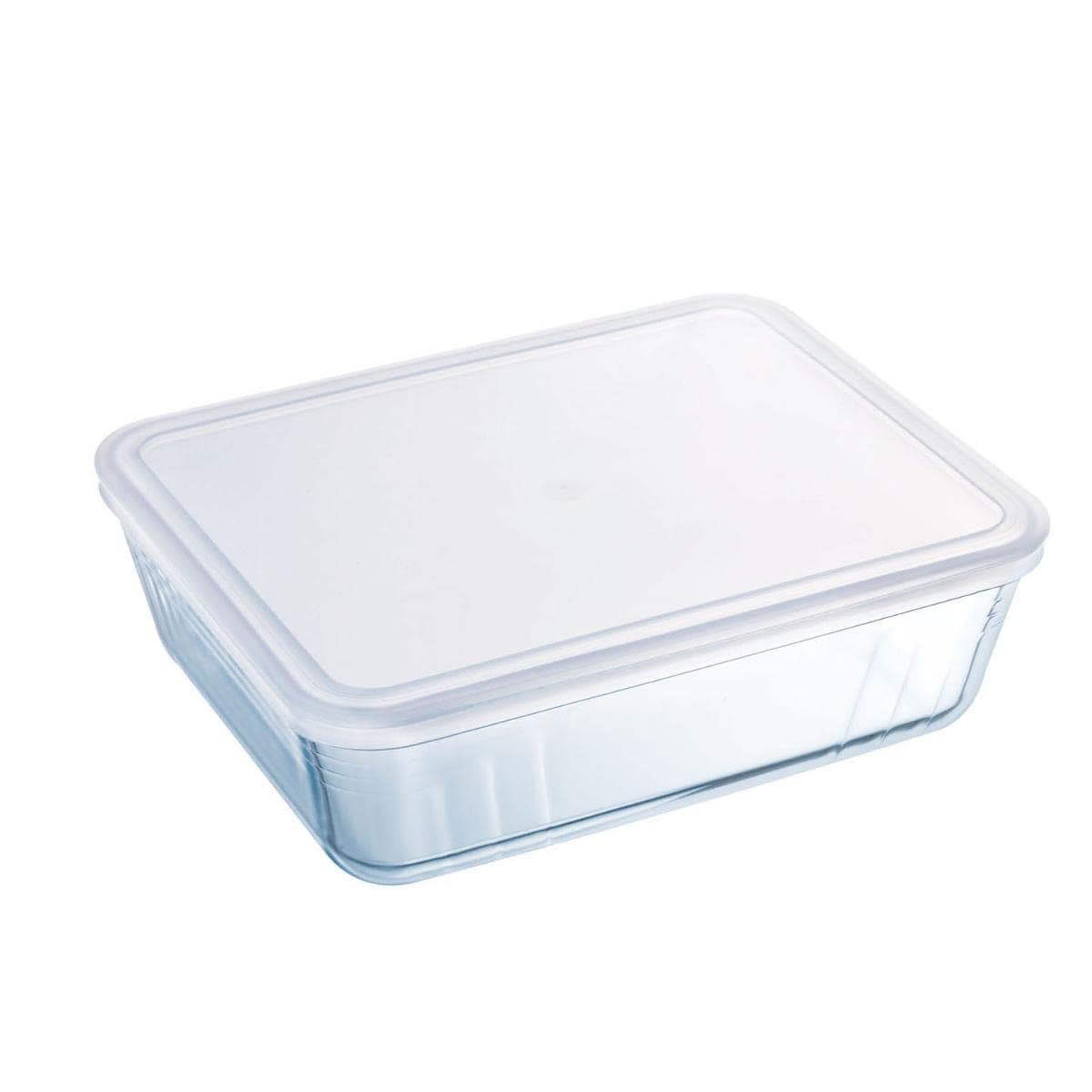Pyrex Cook & Freeze rechteckige Glasschale mit Gefrierdeckel 1,5 l Aufbewahrungsbox (Geh&auml;rtetes, extrem widerstandsf&auml;higes Borosilikatglas, Temperaturschocks bis 240&deg;C, Backofen- und Mikrowellengeeignet (ohne Deckel), sp&uuml;lmaschinengeeignet, 1,5 l) - Bild 1