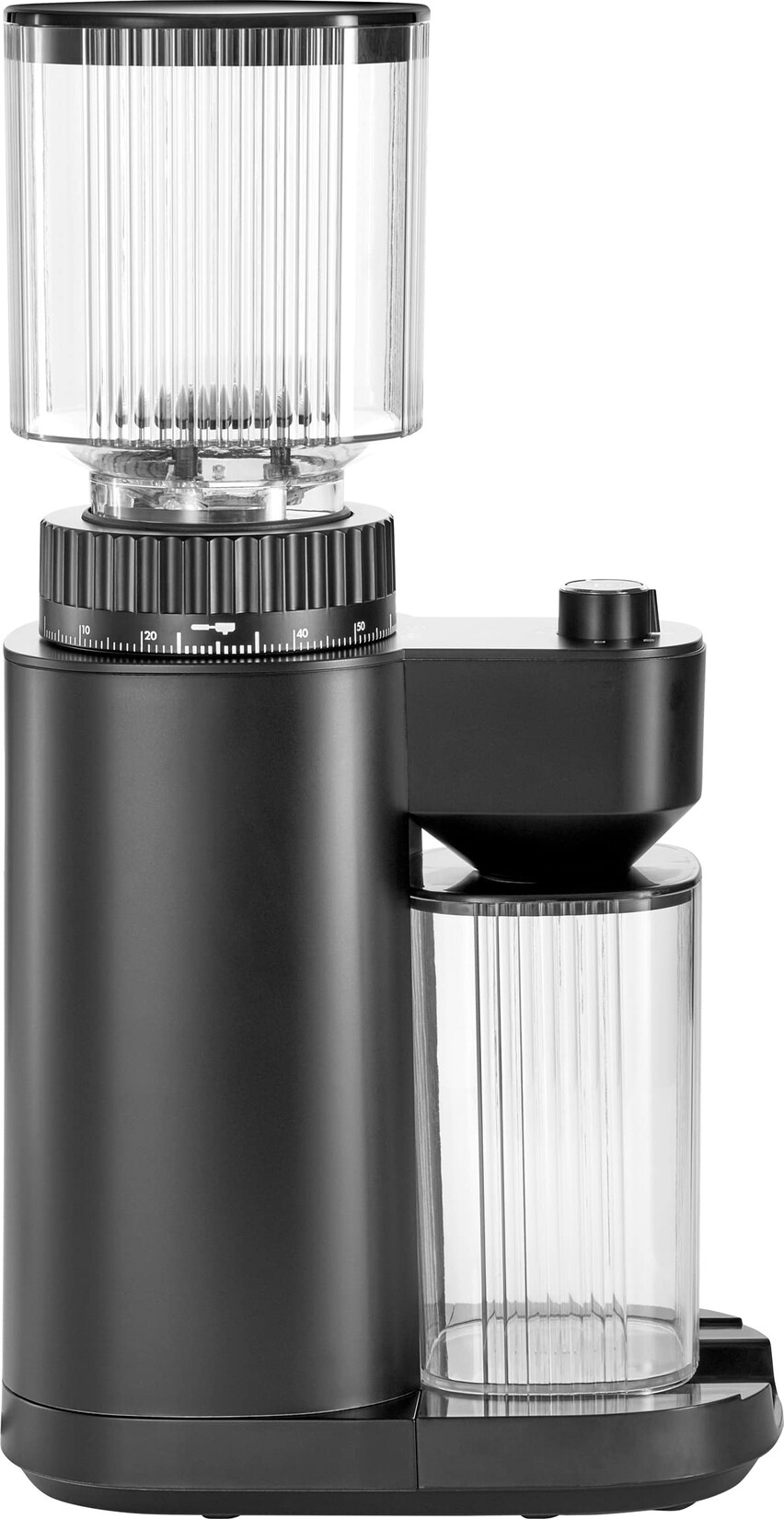 ZWILLING Enfinigy Schwarz Kaffeemühle (135 Watt, 140 Mahlgradeinstellungen, 1-12 Tassen, Edelstahl-Kegelmahlwerk, Kabelaufwicklung, Kunststoffgehäuse, Schwarz)