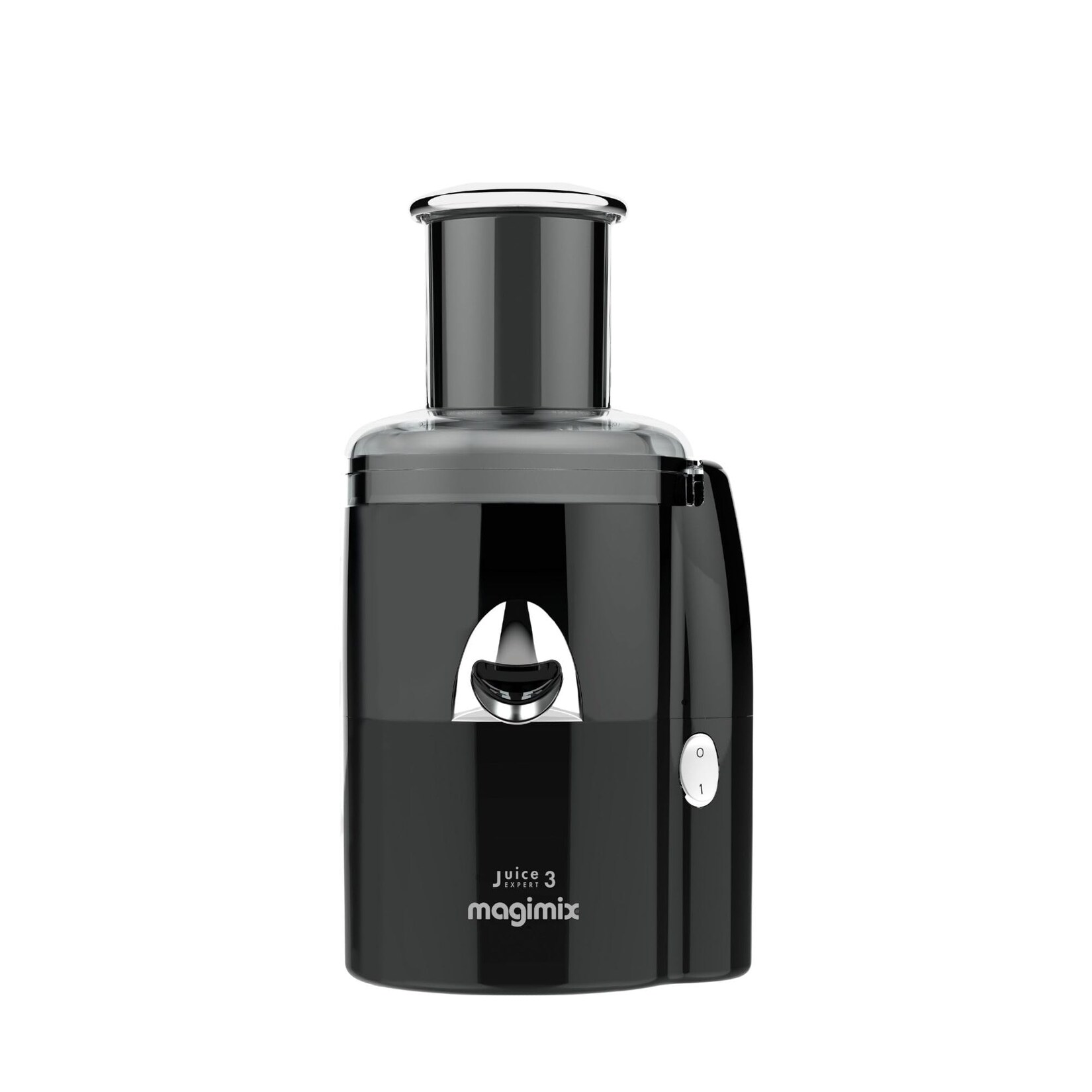 Juice Expert 3 Black Entsafter (XL Einfüllschacht, zwei Presskegel, Edelstahlsaftfilter, ColdPress-Technologie, 400 Watt, Schwarz)