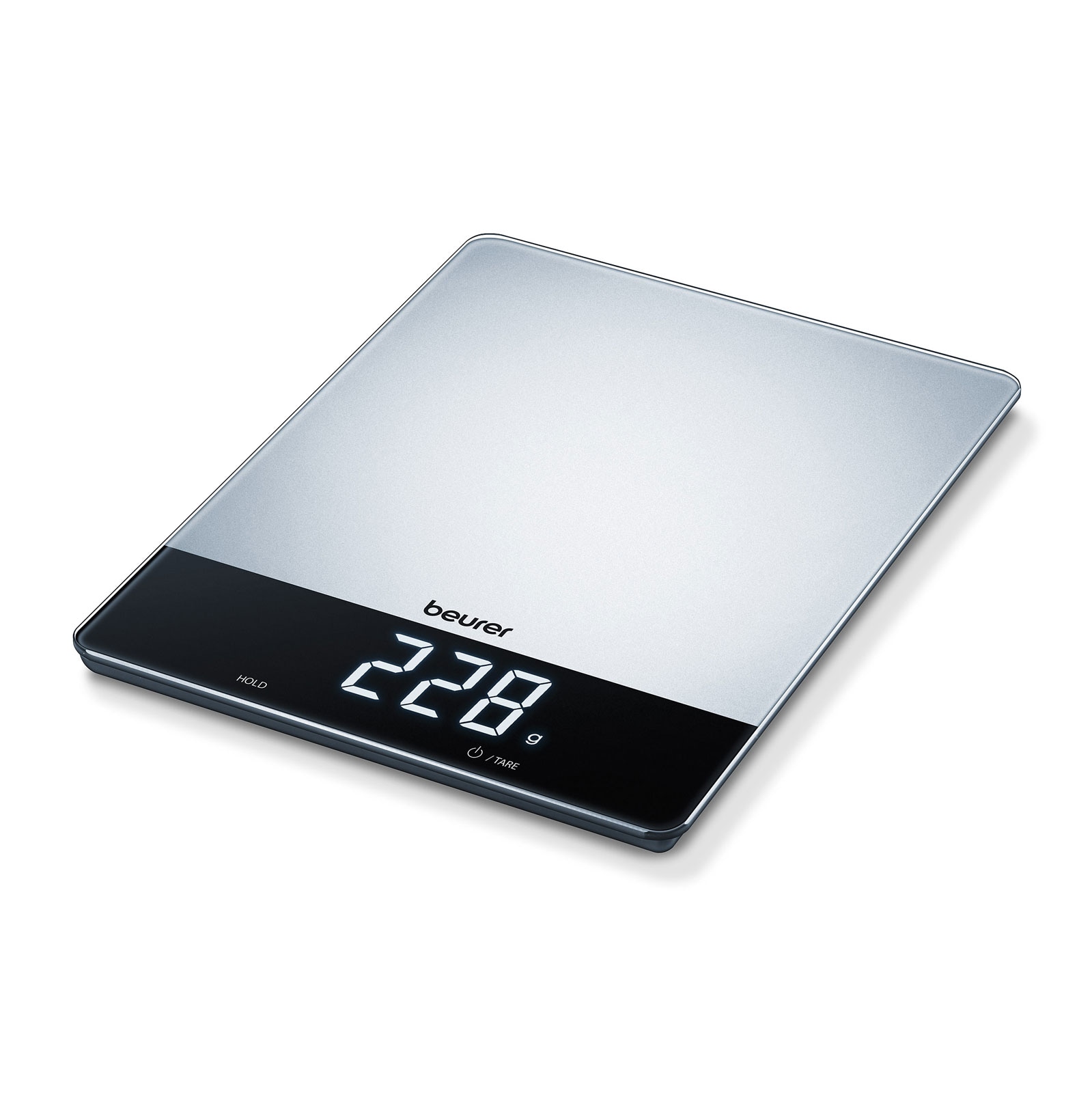 Beurer KS 34 XL silver K&uuml;chenwaage silber - Bild 1
