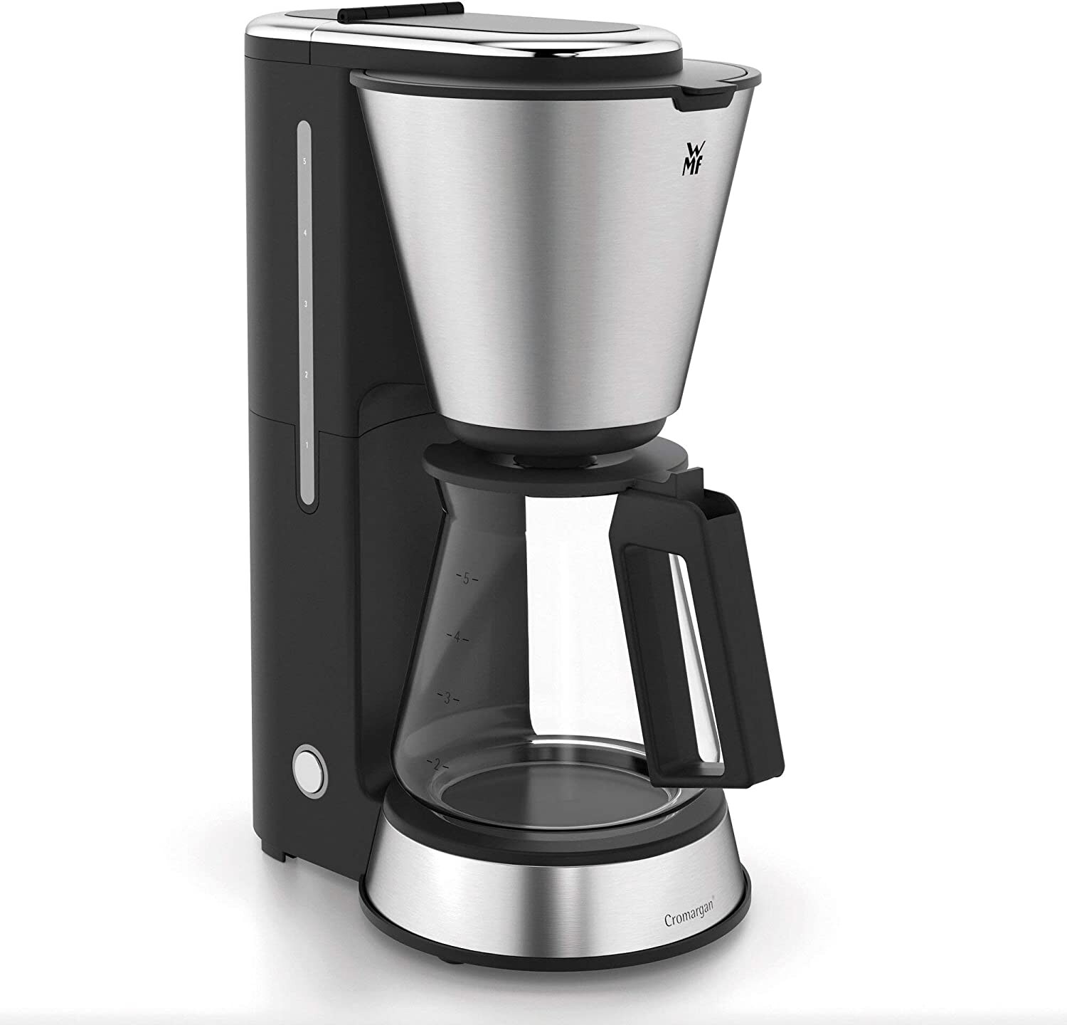 KÜCHENminis Aroma Kaffeemaschine Glas Cromargan matt