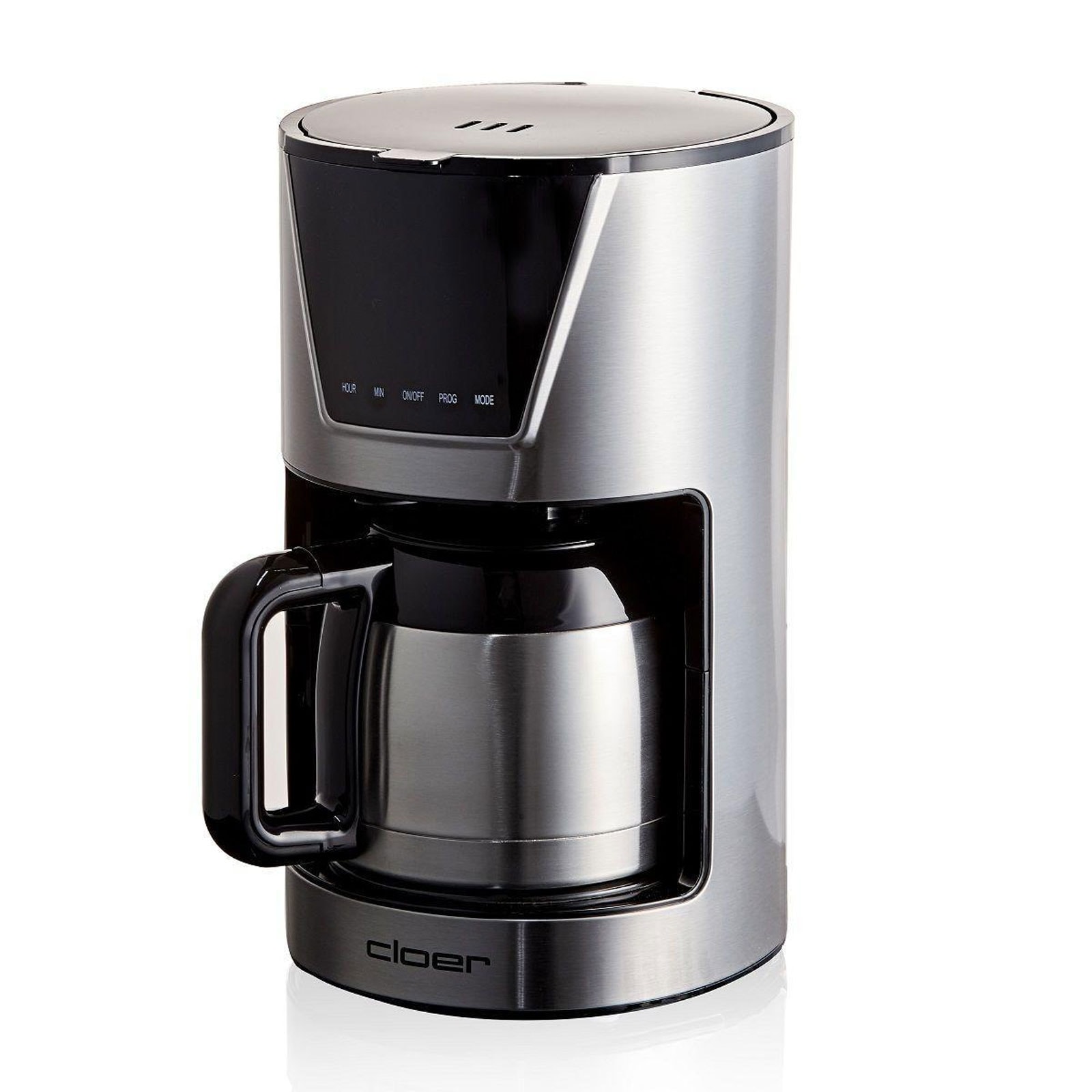 CLOER 5258 Filterkaffeemaschine (10 Tassen, Edelstahl-Isolierkanne, LCD-Display, Warmhaltefunktion, Tropf-Stopp, Abschaltautomatik, Timer) - Bild 1
