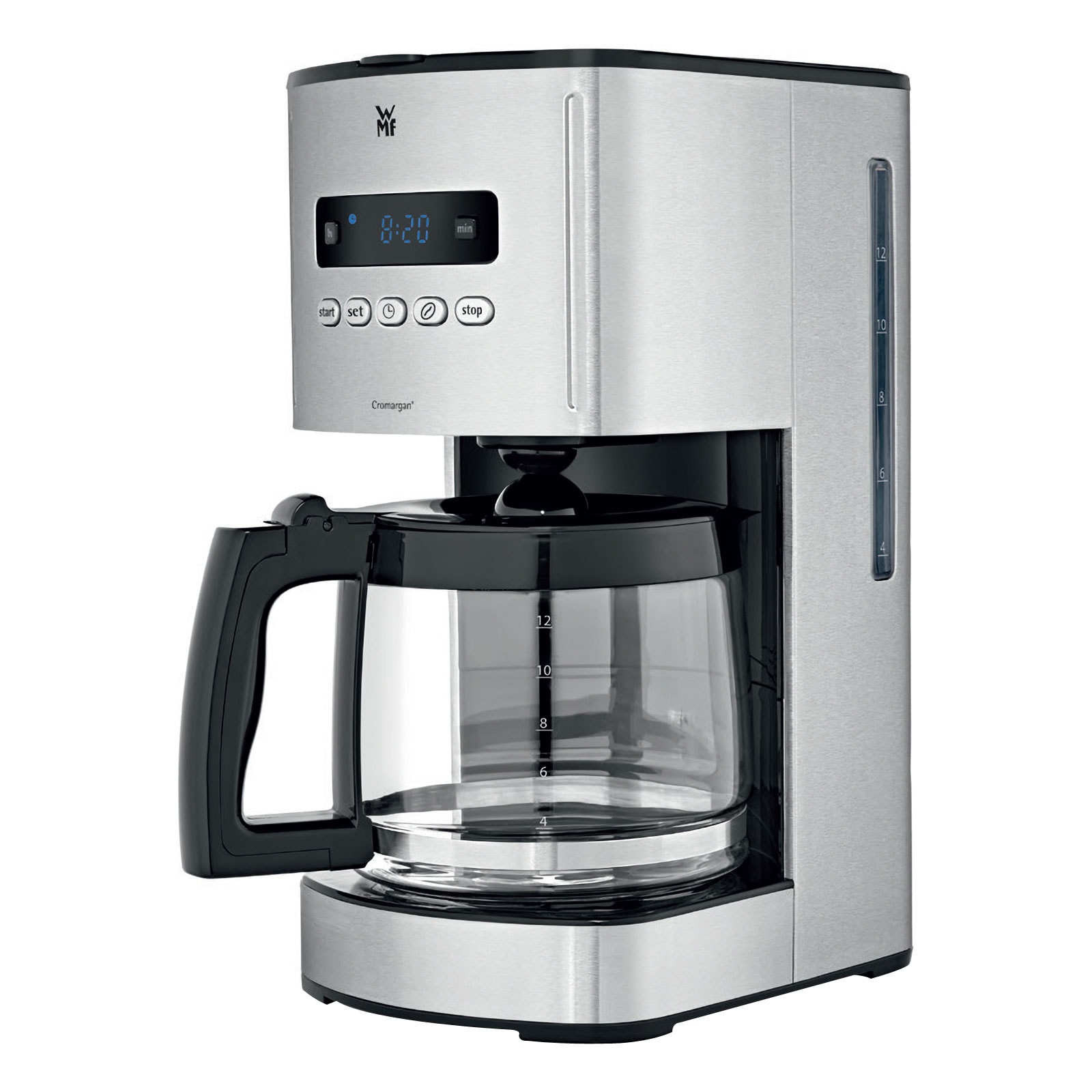 WMF Skyline Digital Kaffeemaschine Glas Cromargan matt 12 Tassen 1000 W - Bild 1