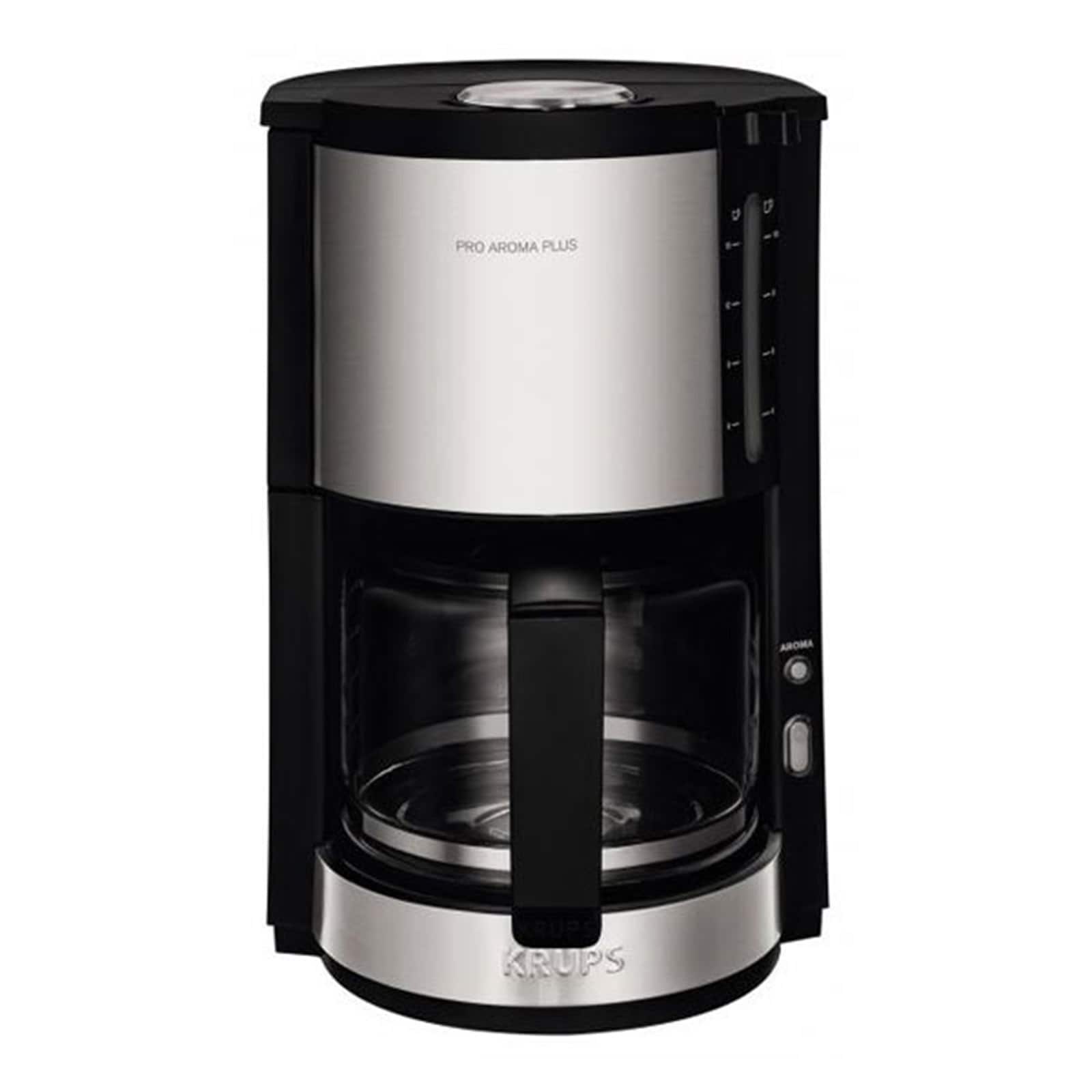 KRUPS KM 321 ProAroma Glas-Kaffeeautomat matt schwarz - Bild 1