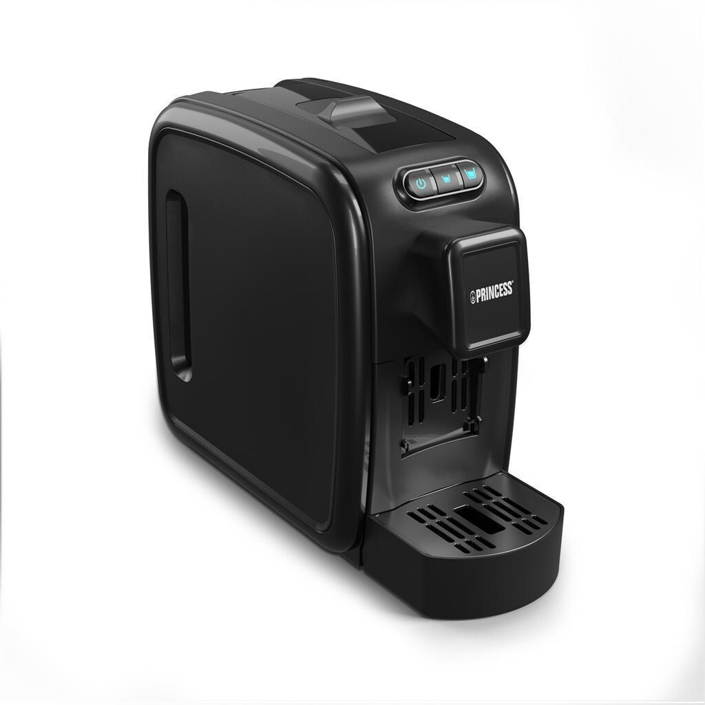 PRINCESS 249420 ESE-Pods Kaffeemaschine (E.S.E.-Schoten, 19 bar Pumpendruck,  Wassertank, abnehmbarer Wassertank, einstellbare Kaffeemenge, Abschaltautomatik)