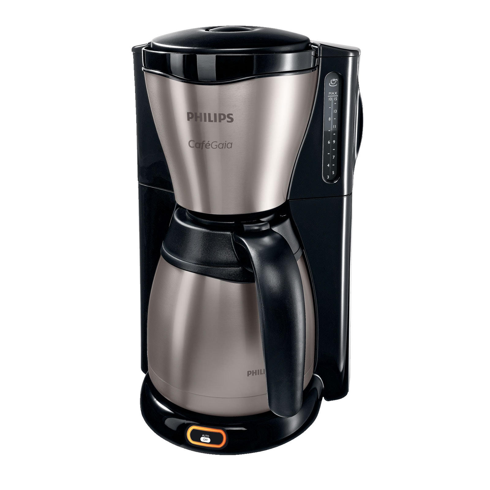 Philips HD 7548/20 Gaia Therm Kaffeemaschine schwarz/ Edelstahl & Kunststoff - Bild 1