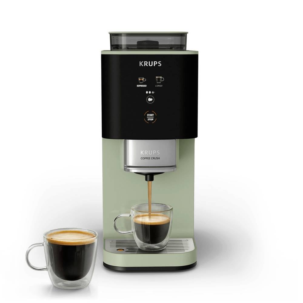 Krups Coffee Crush SA401LE0 Kaffeevollautomat Gr&uuml;n 1.8l - Bild 1