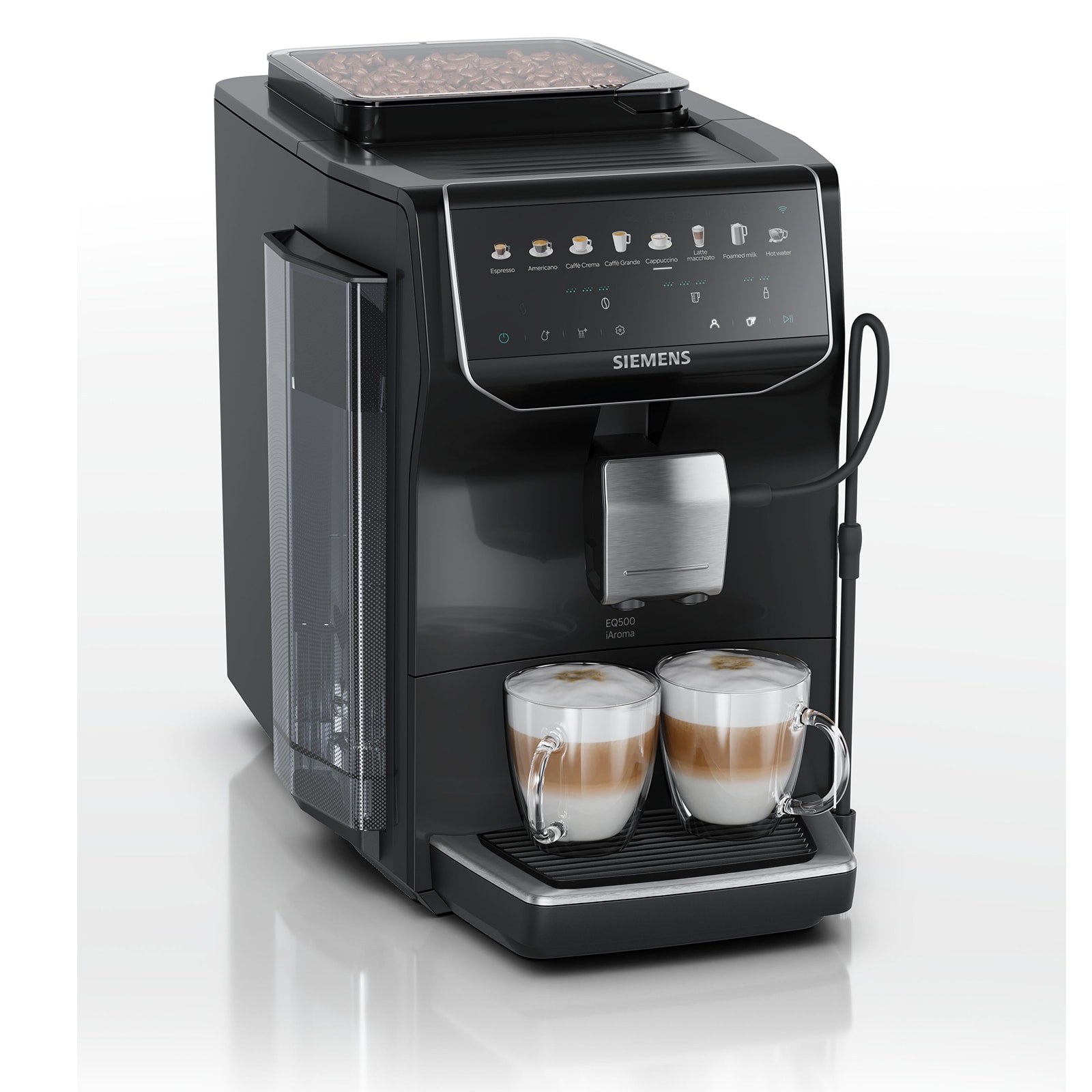 Siemens TP5X3B07 Kaffeevollautomat, EQ500 iAroma, Klavierlack Kaffeemaschine - Bild 1