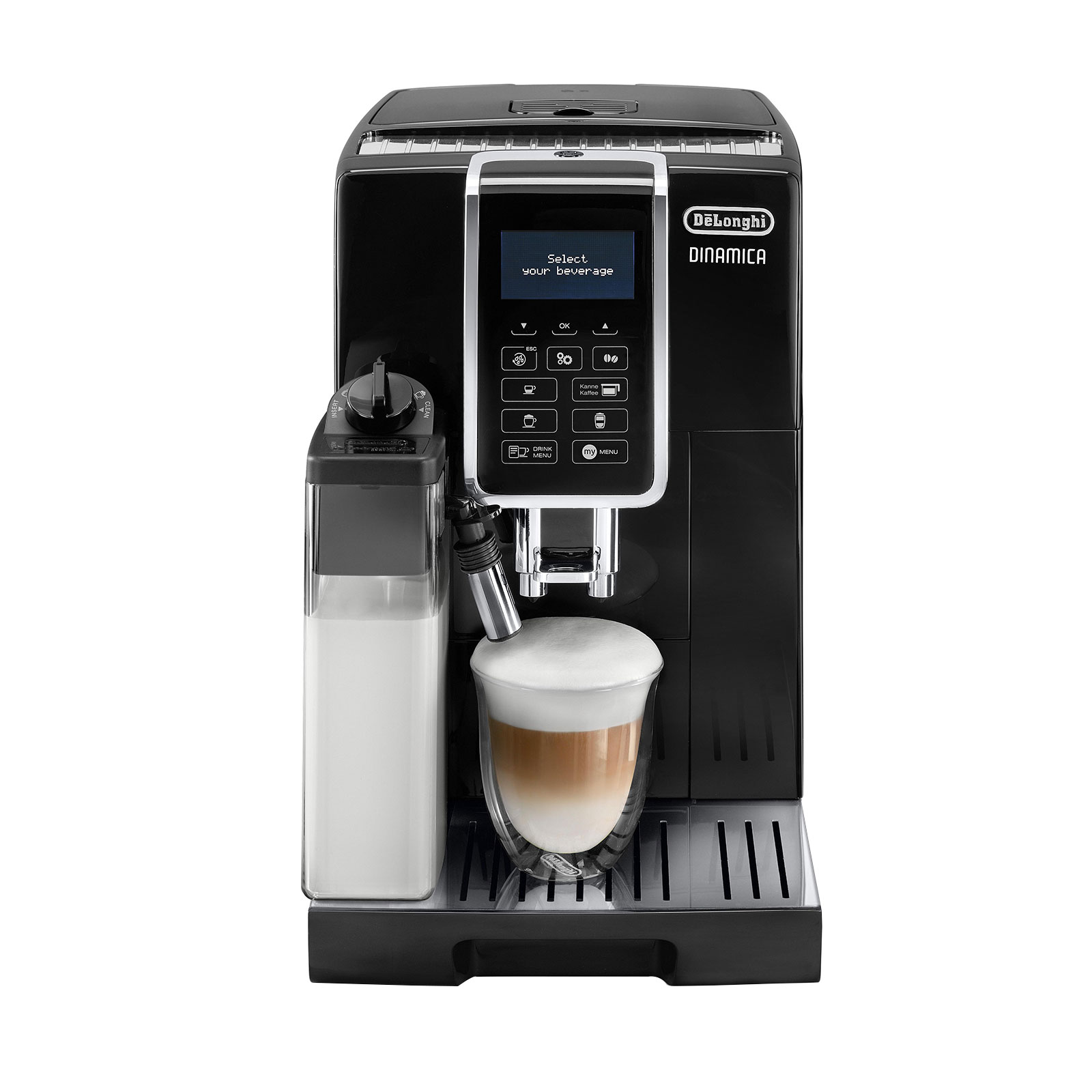 Delonghi ECAM 356.57.B DINAMICA Kaffeevollautomat schwarz mit Kaffeekannenfunktion - Bild 1