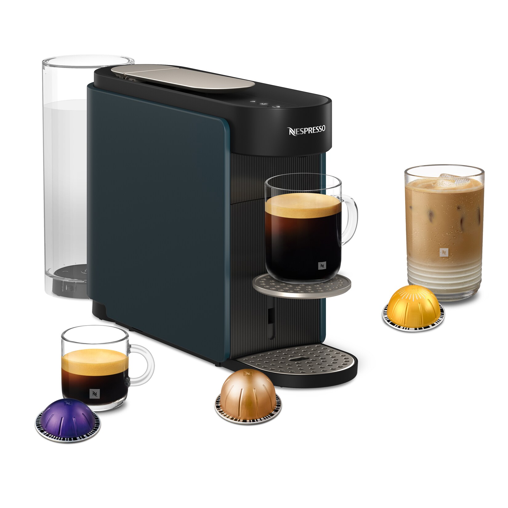VERTUO Up Kaffeekapselmaschine Kapselmaschine Ocean Blue XN9404