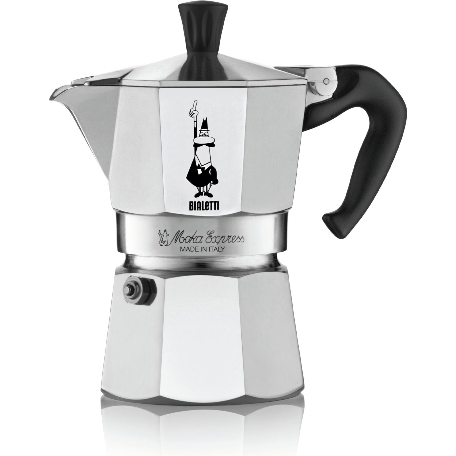 Bialetti Moka Express Espressokocher (f&uuml;r 4 Tassen, 190 ml, silber) - Bild 1